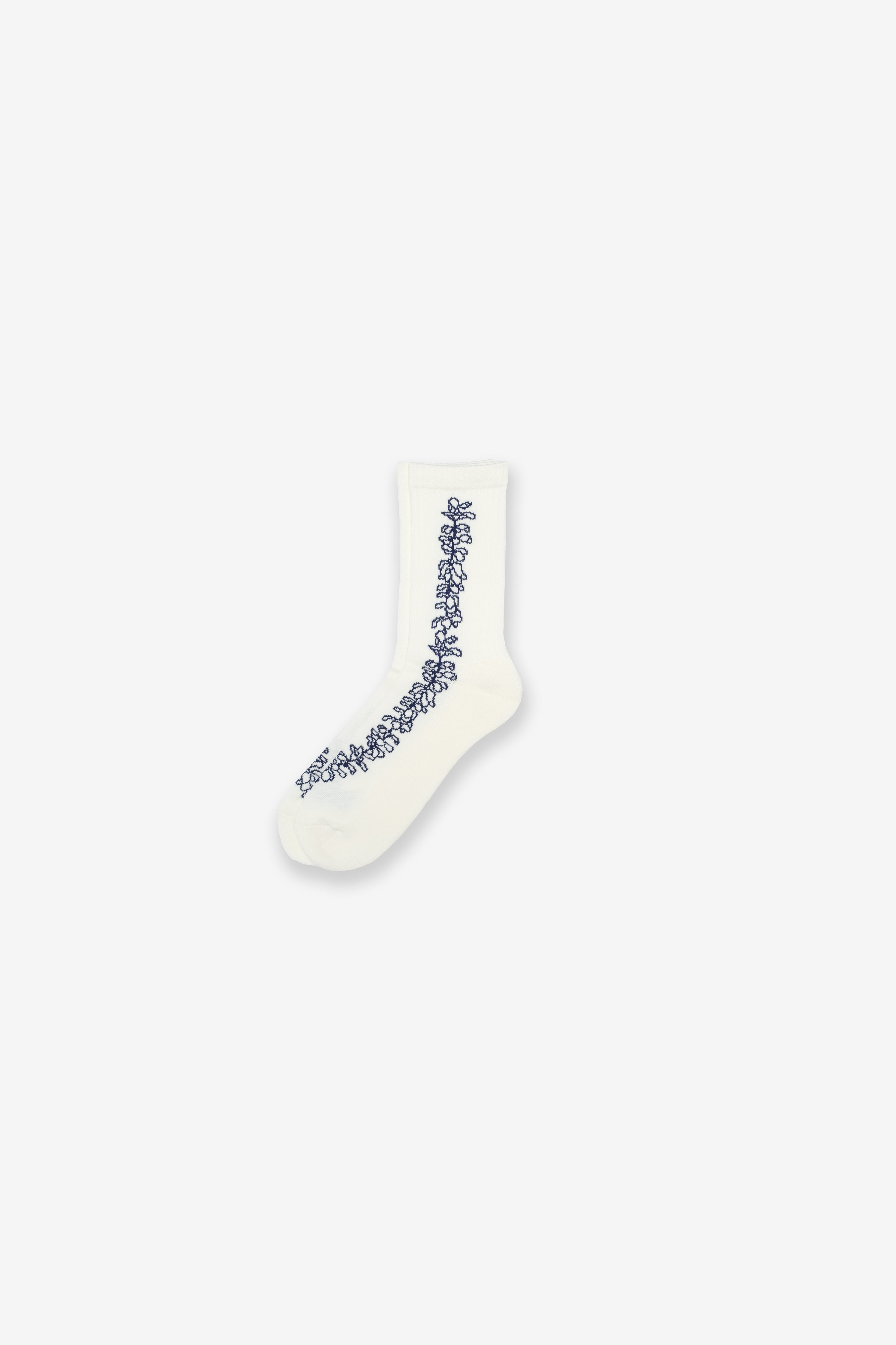 Socks - Lei - OffWhite/Navy