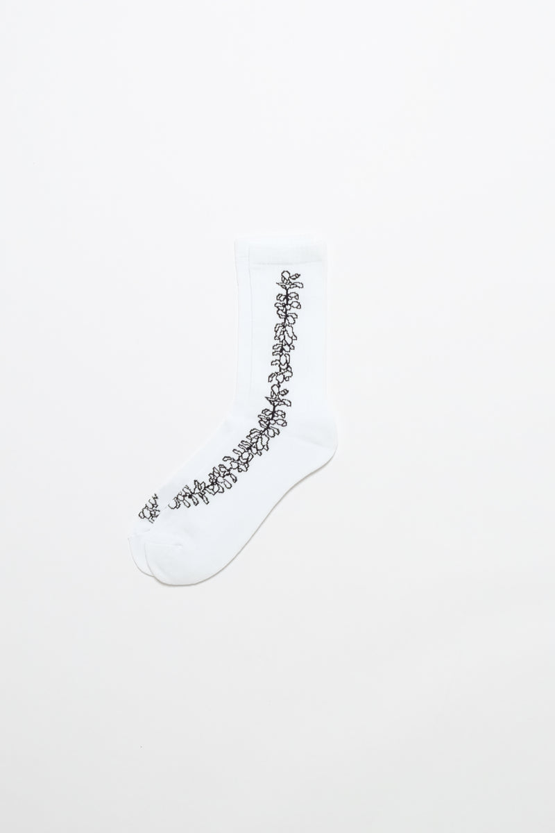 Socks - Pua - White/Black