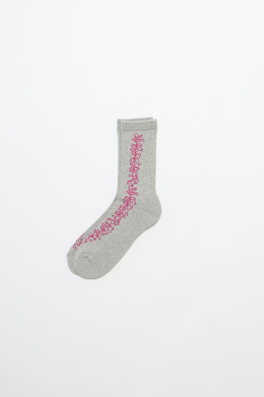 Socks - Pua - HeatherGrey/Magenta
