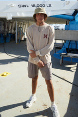 Jacquard Knit Crewneck - Lauaʻe - Nude