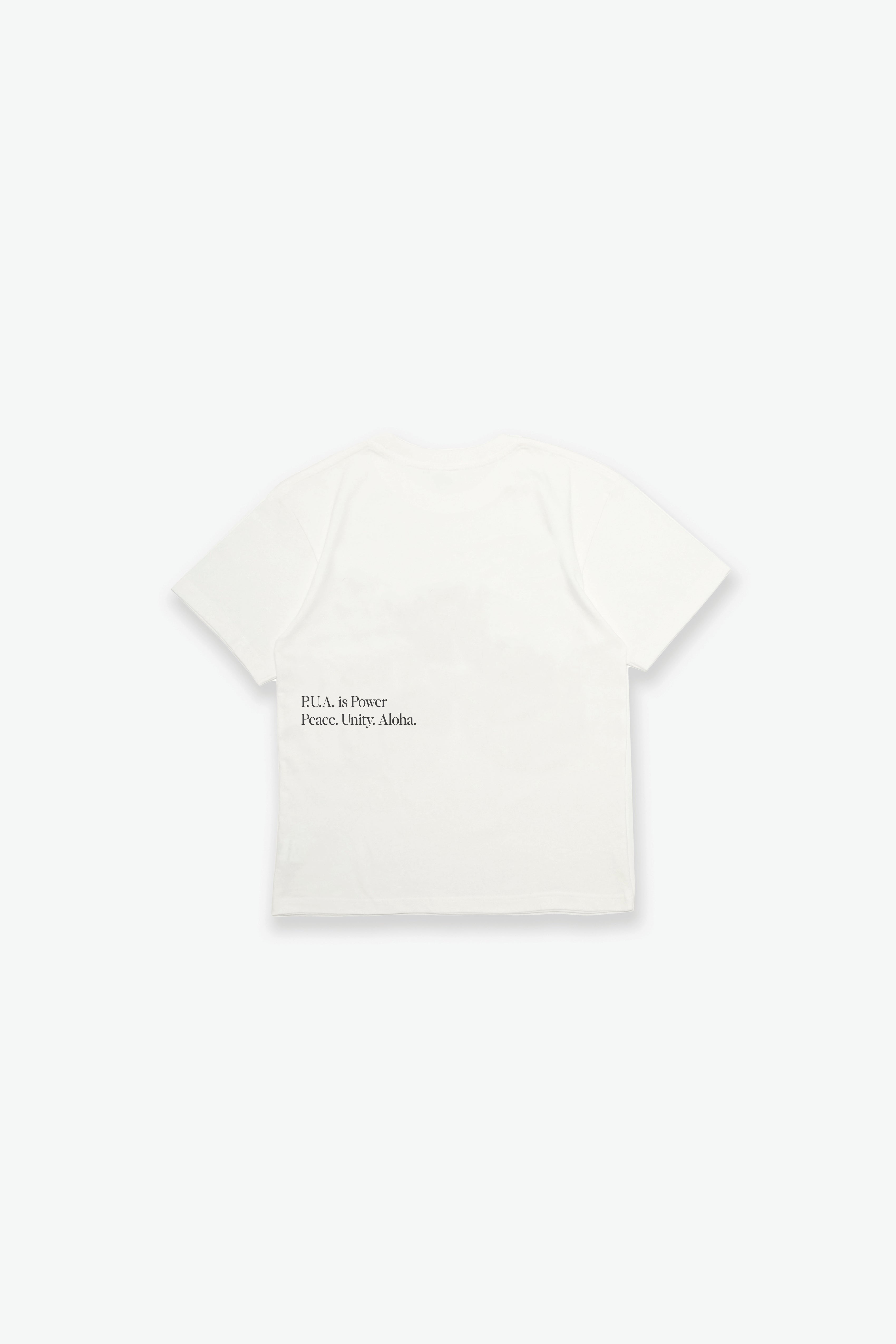 T-Shirt - P.U.A. is Power - White