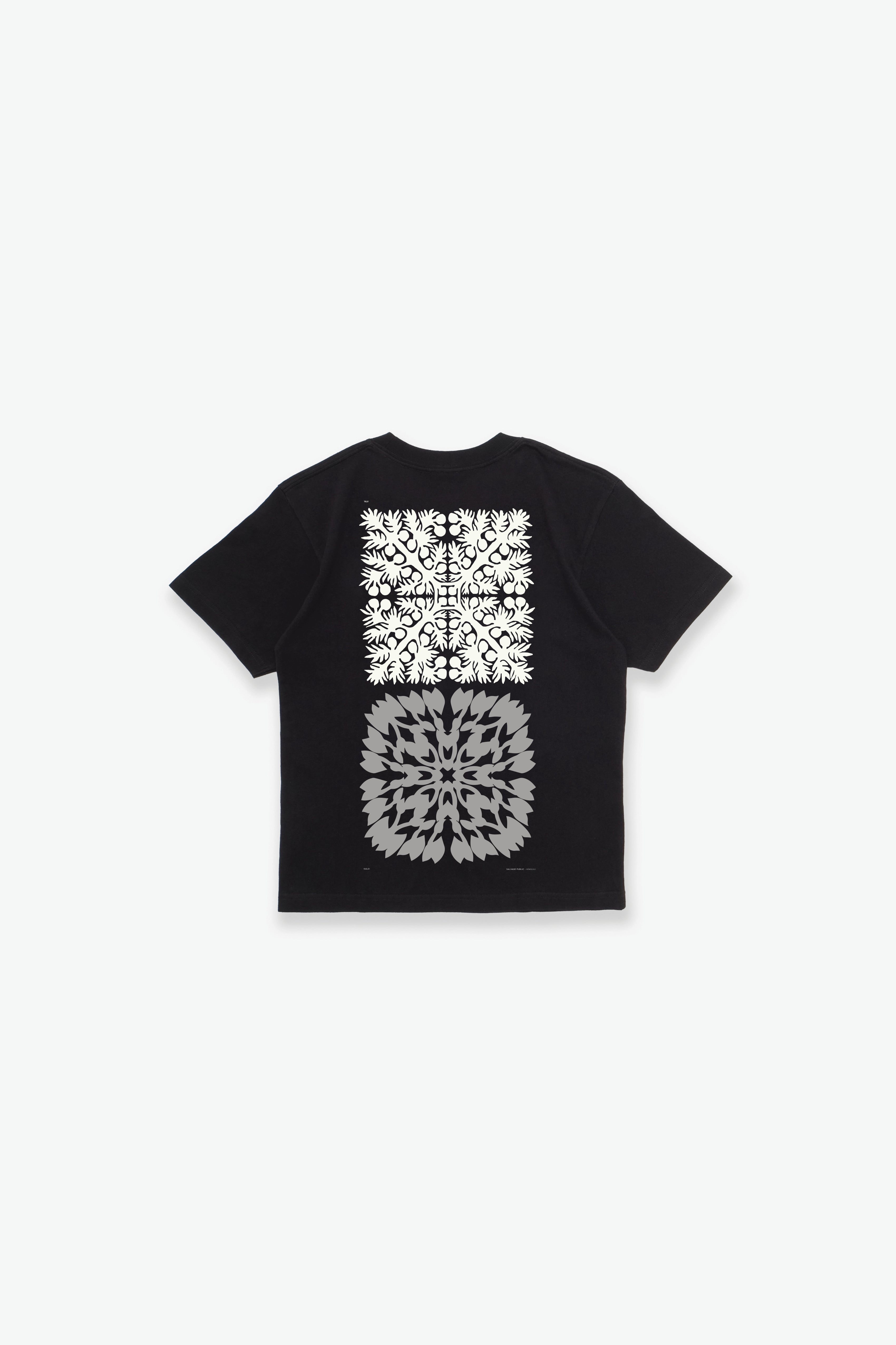 T-Shirt - Double Quilt - Black
