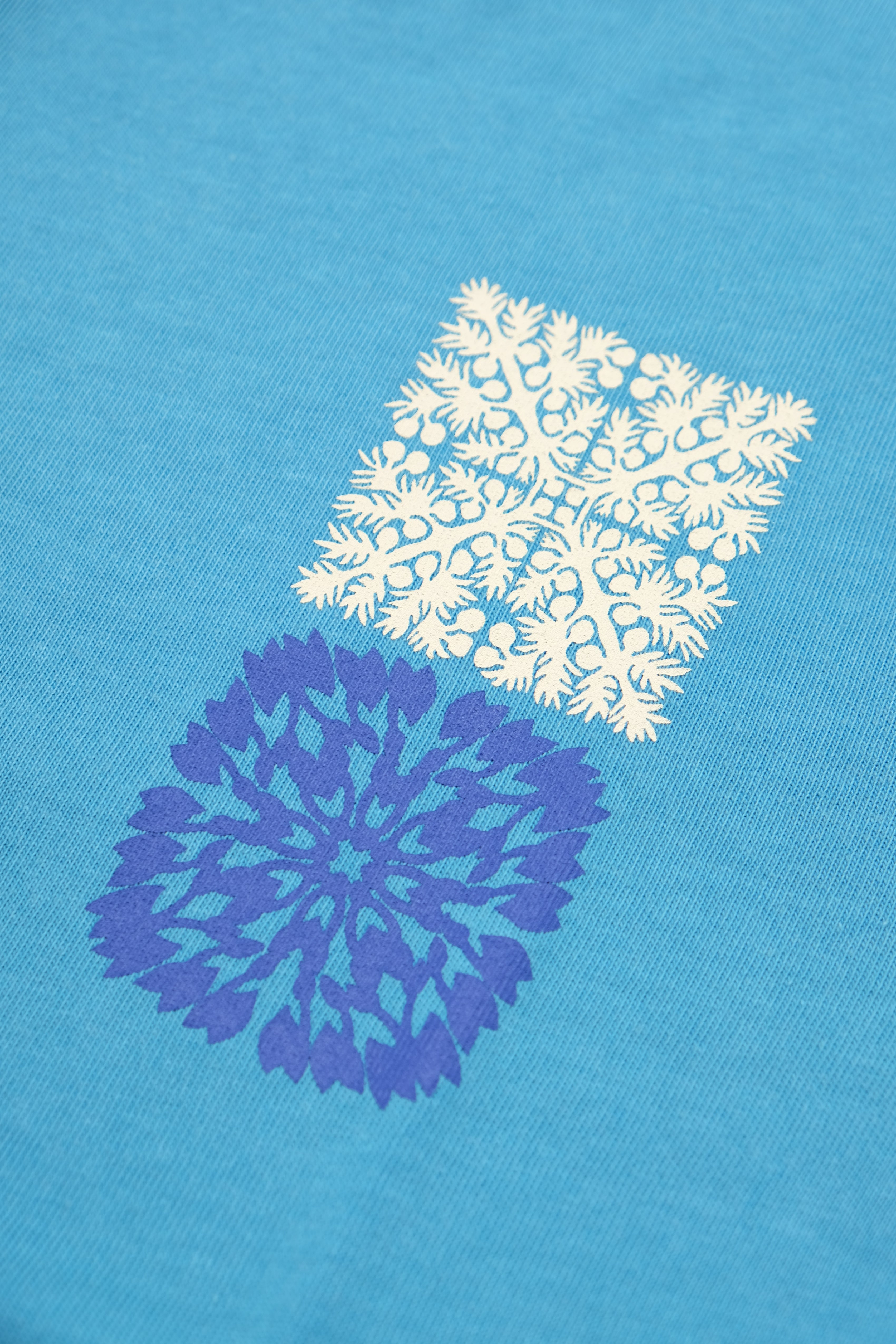 T-Shirt - Double Quilt - Maui Blue