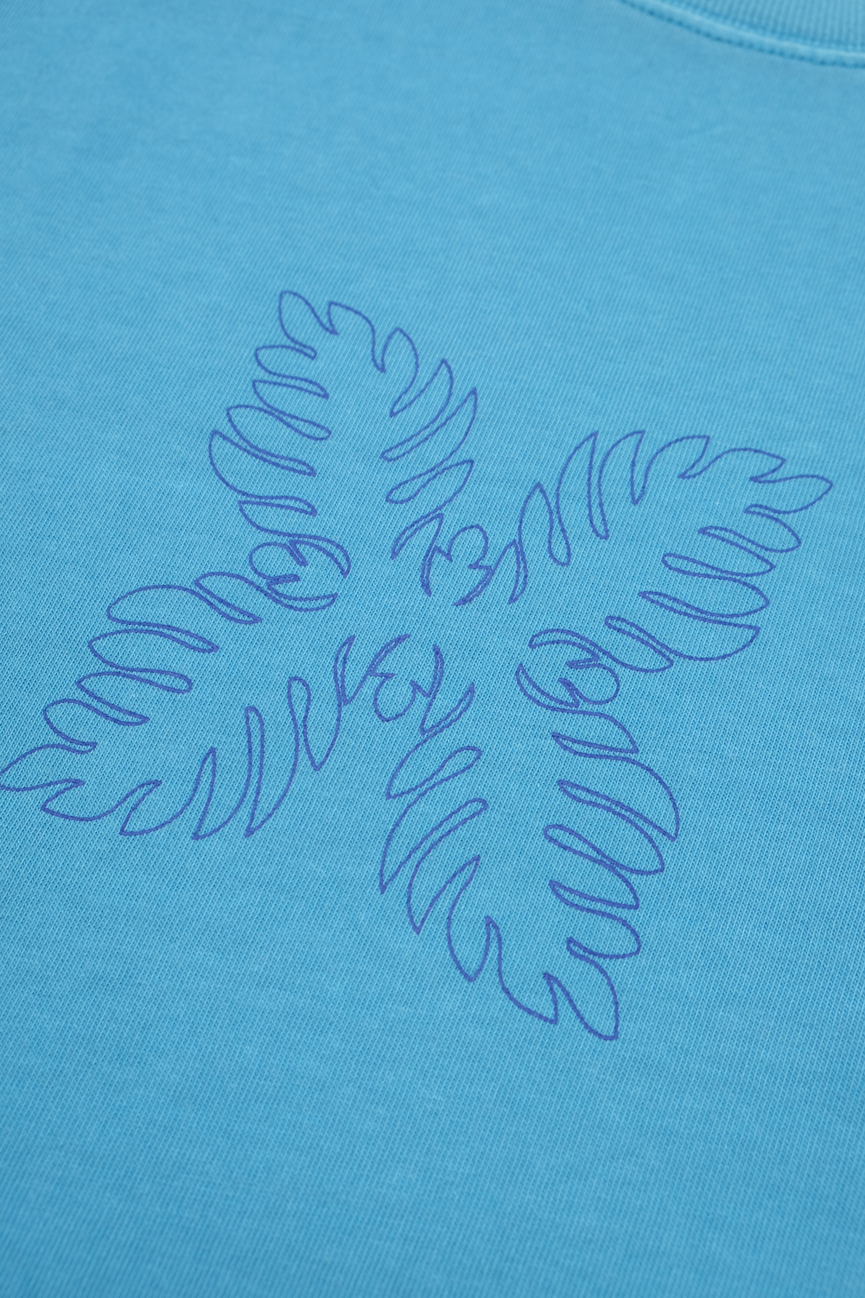 T-Shirt - Hawaiian Quilting - Maui Blue