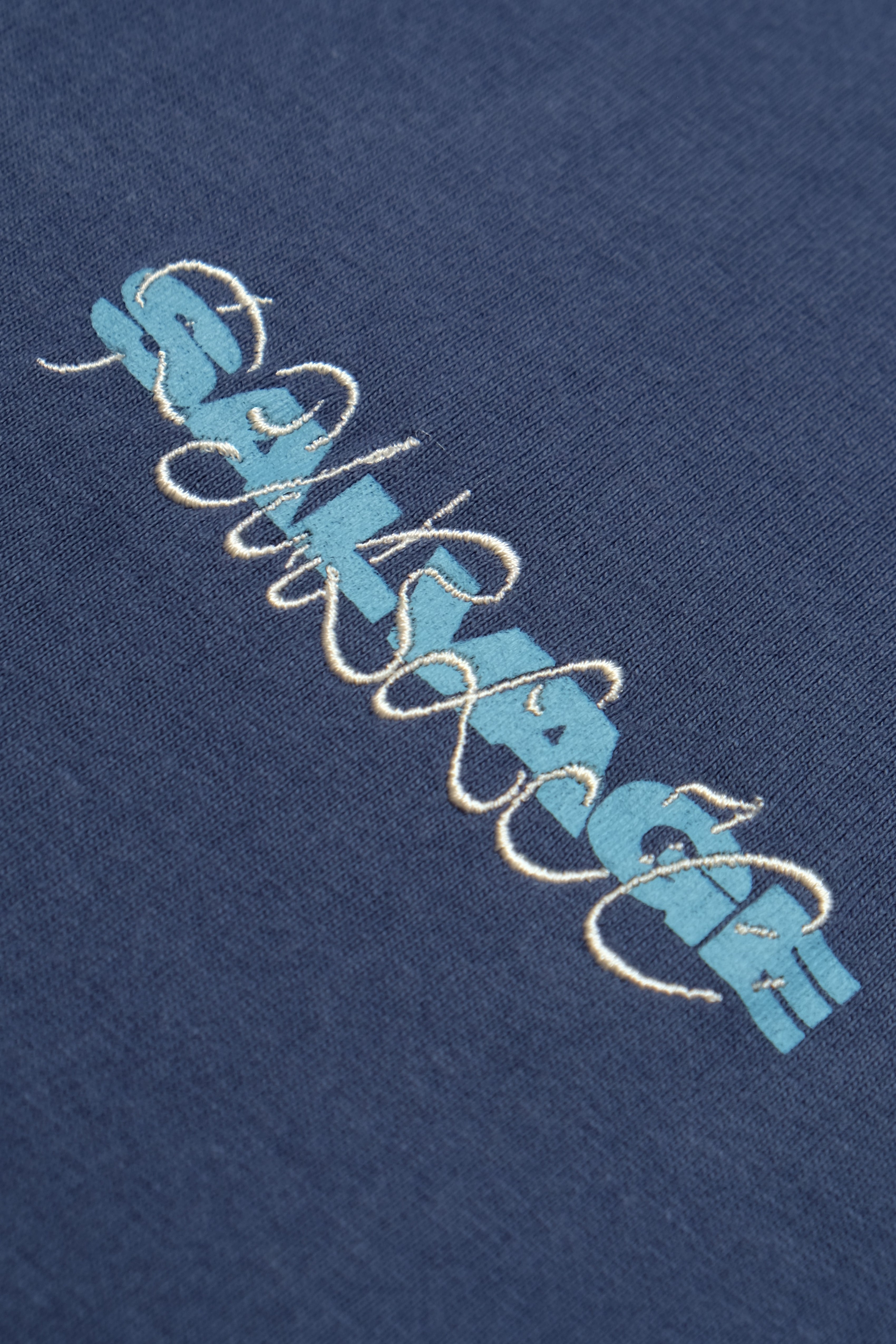 T-Shirt - Lei Logo - Denim Blue