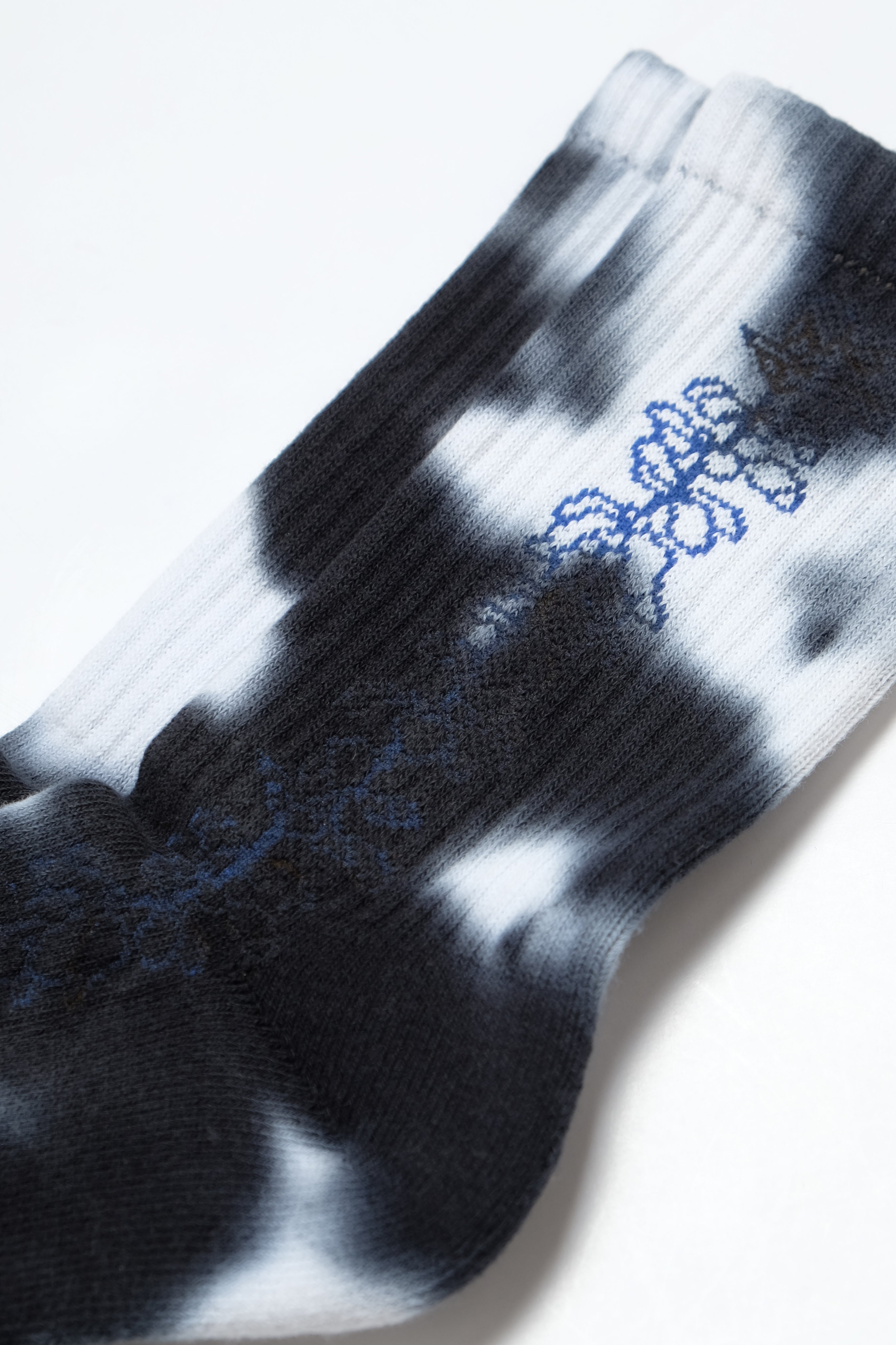 Socks - Lei - TieDye - Black