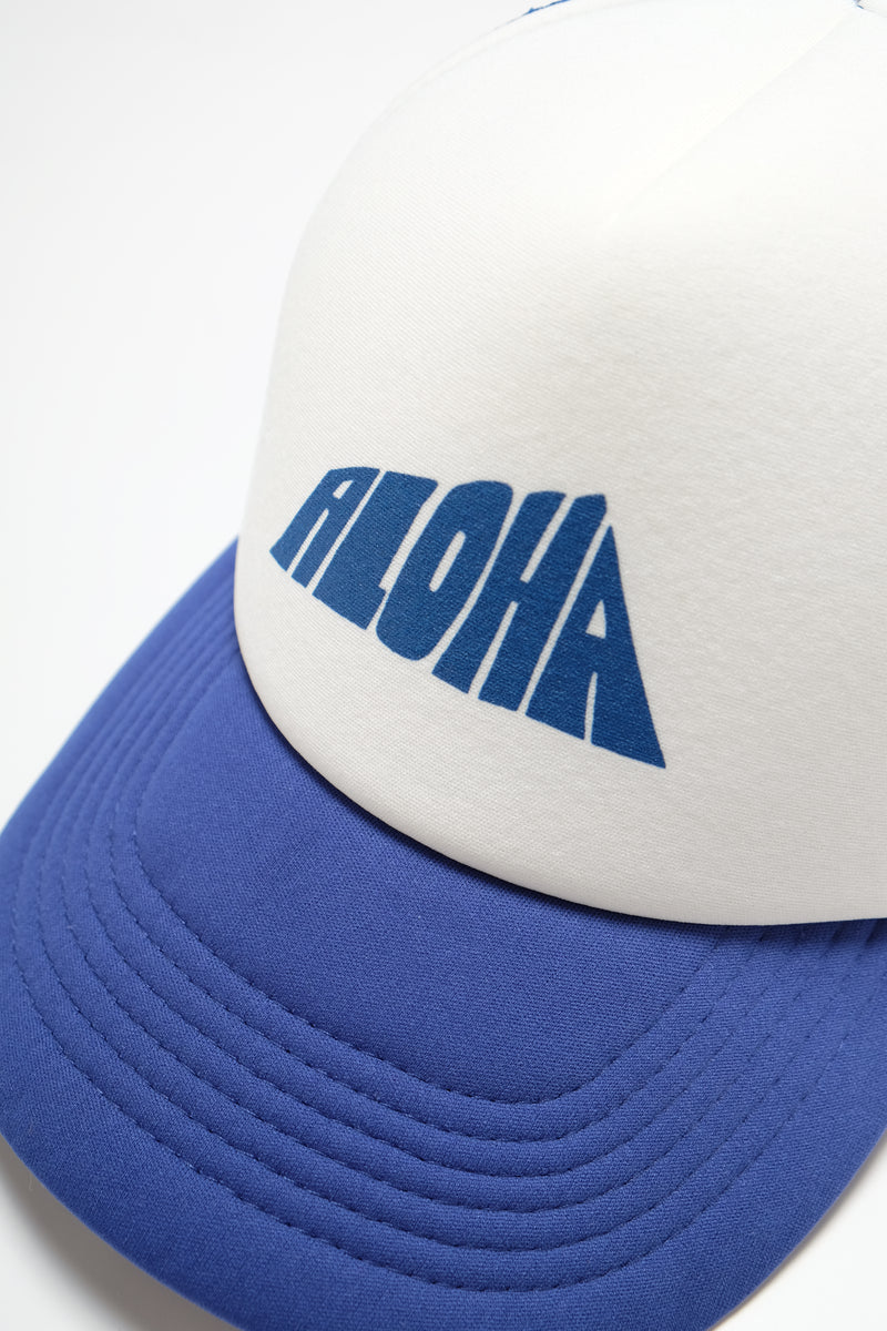 Trucker Hat - Aloha - Blue