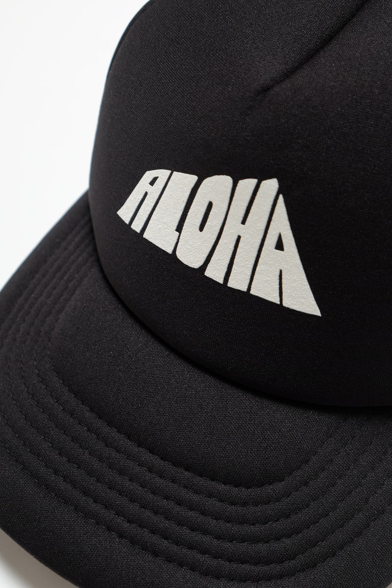 Trucker Hat - Aloha - Black