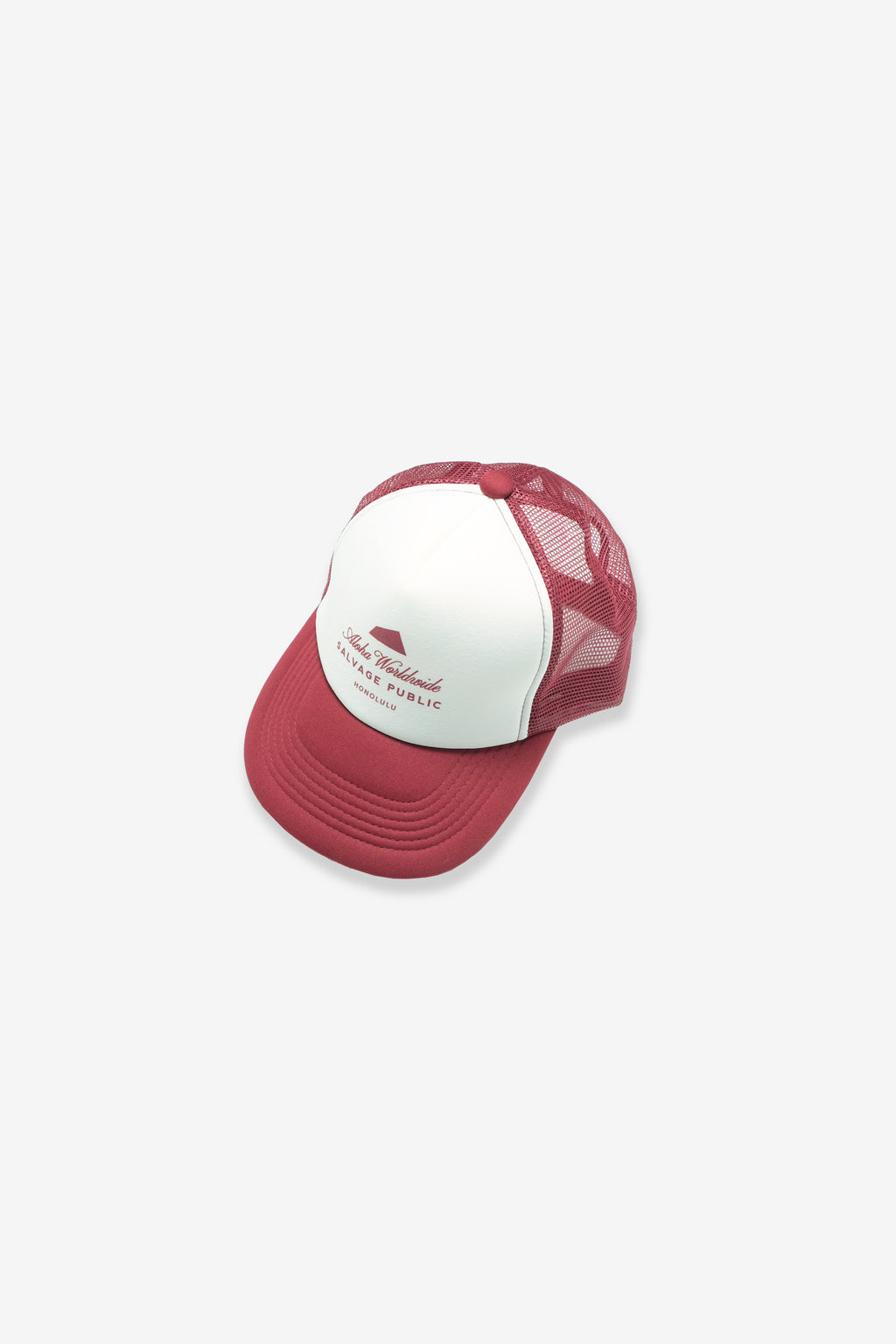 Trucker Hat - Aloha Worldwide - Burgundy