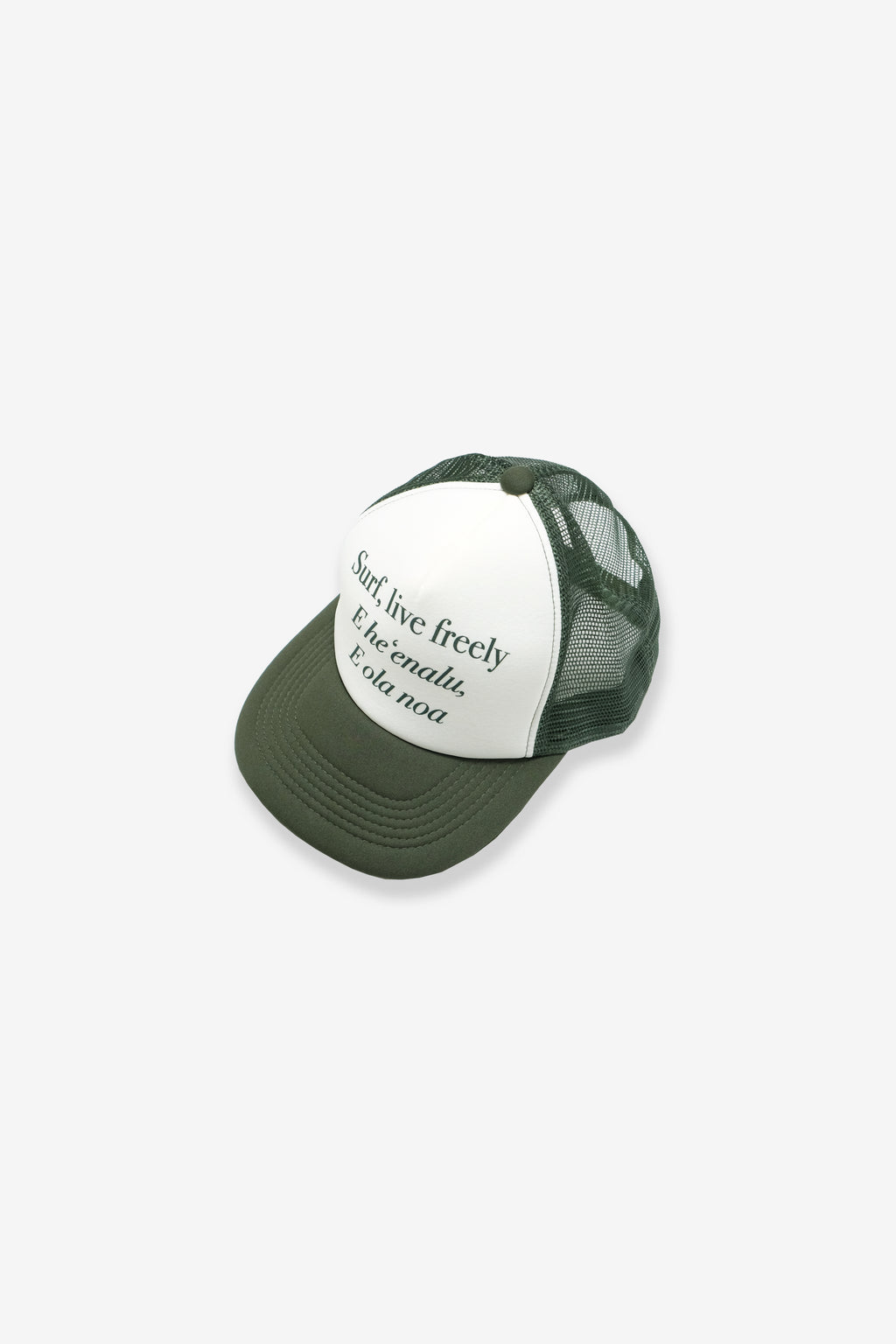 Trucker Hat - Surf Live Freely - Forest