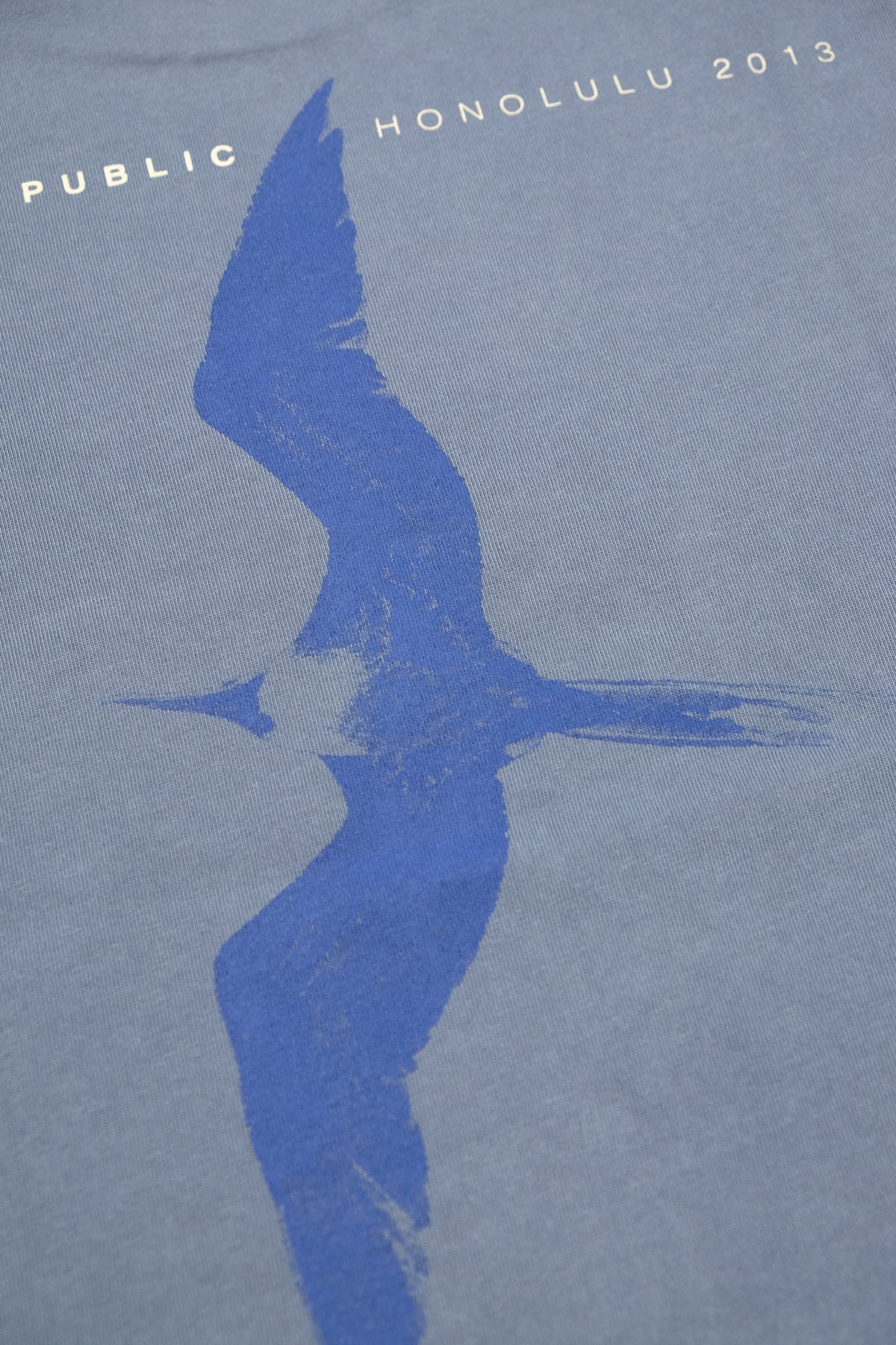 T-Shirt - 'Iwa Bird - Storm Blue