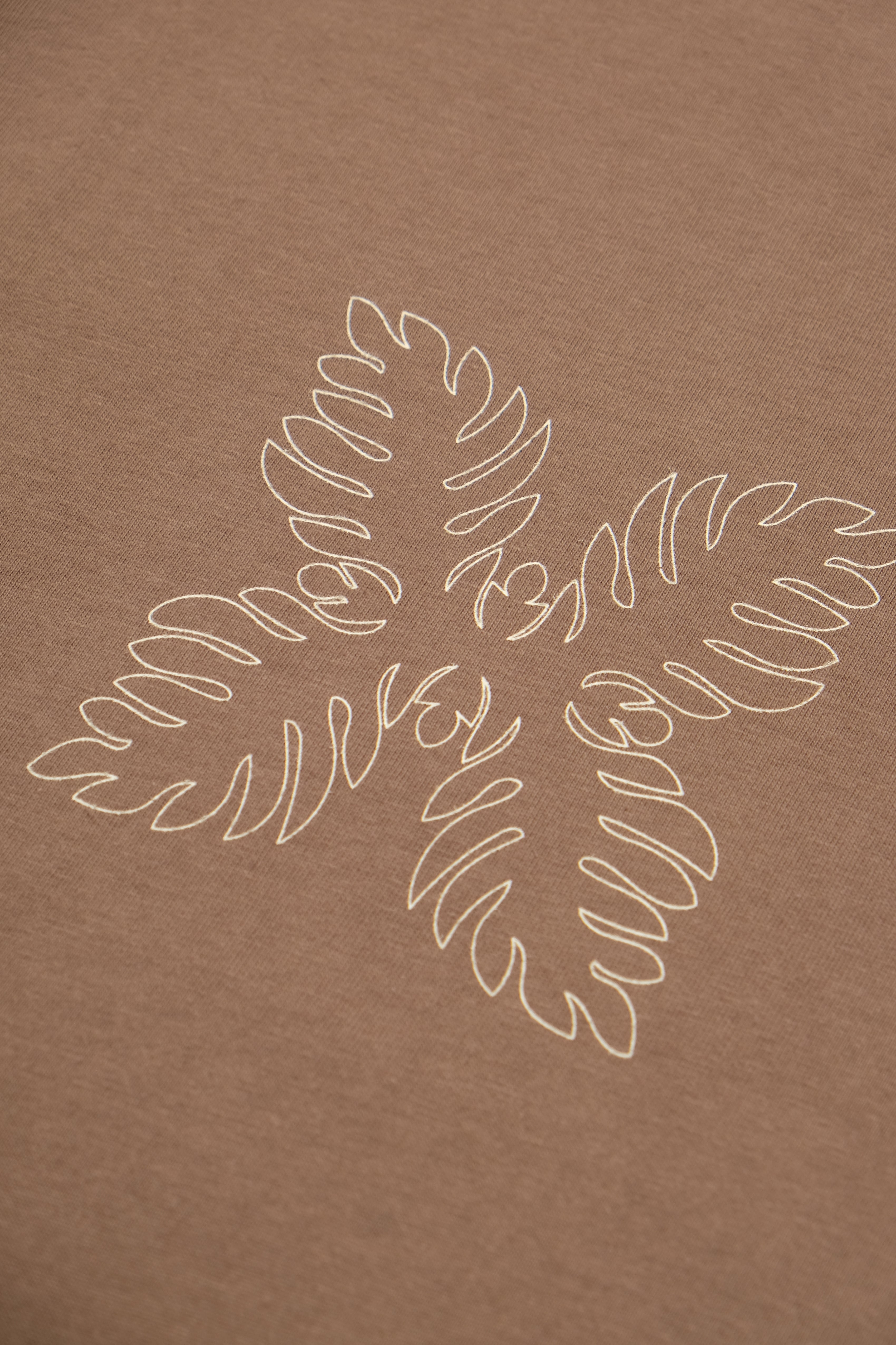 T-Shirt - Hawaiian Quilting - Shiitake Brown