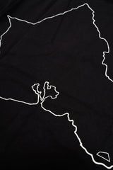 T-Shirt - O'ahu Outline - Black