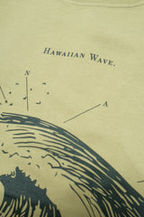 T-Shirt - Hawaiian Wave - Sage