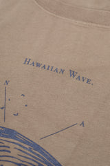 T-Shirt - Hawaiian Wave - Greige