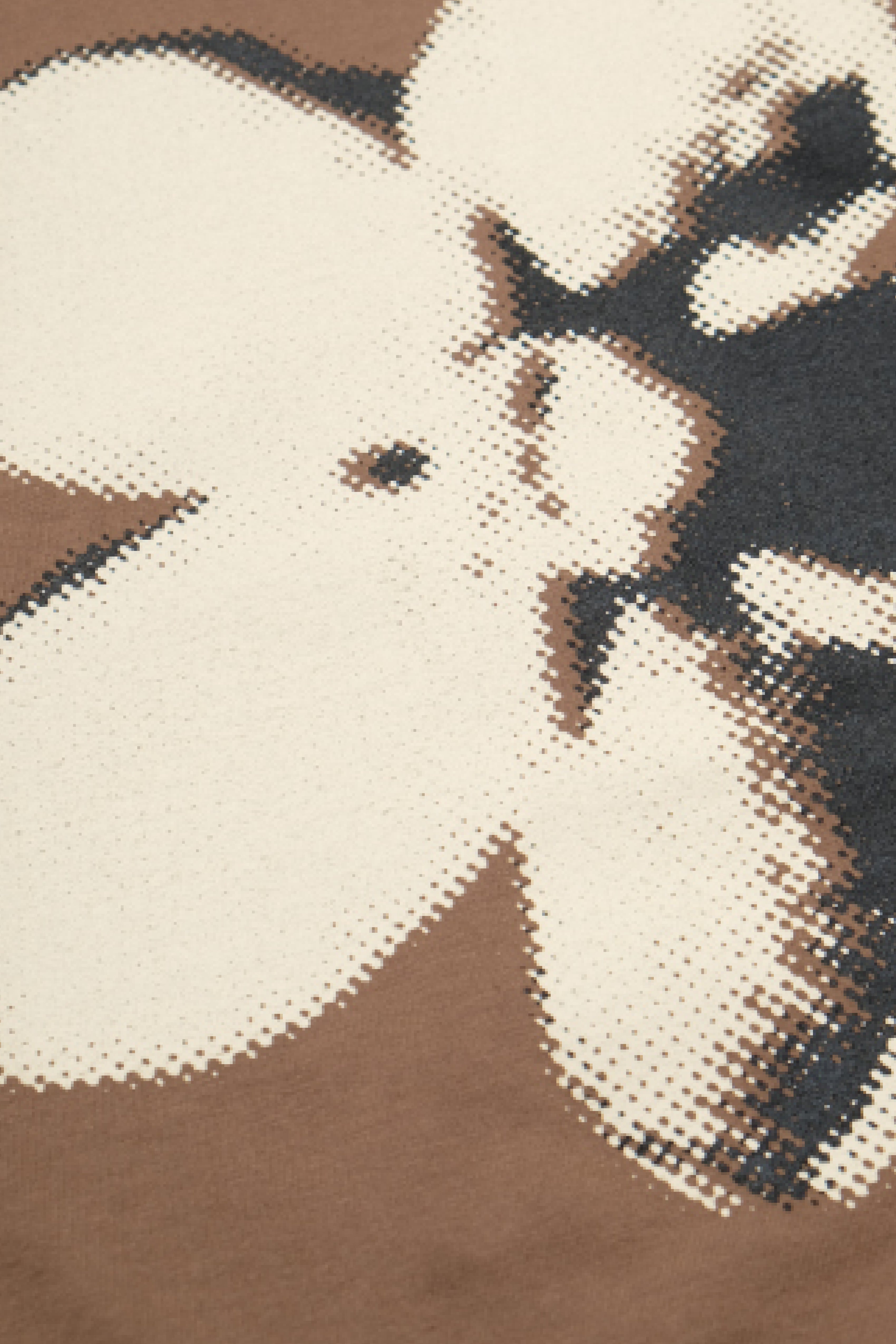 T-Shirt - Paradise Flower- Shiitake Brown