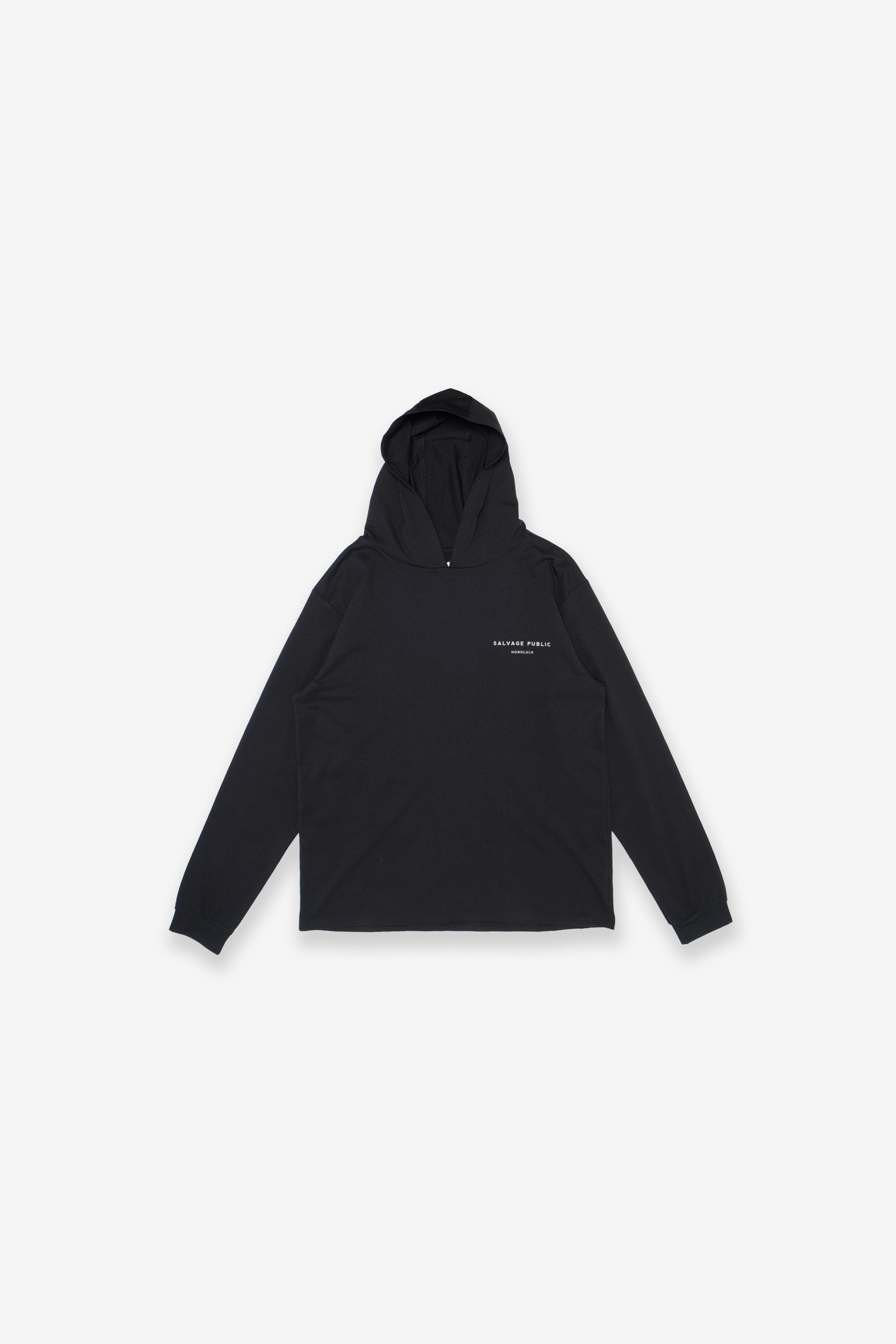 UPF Hooded Longsleeve -Team Logo - Black