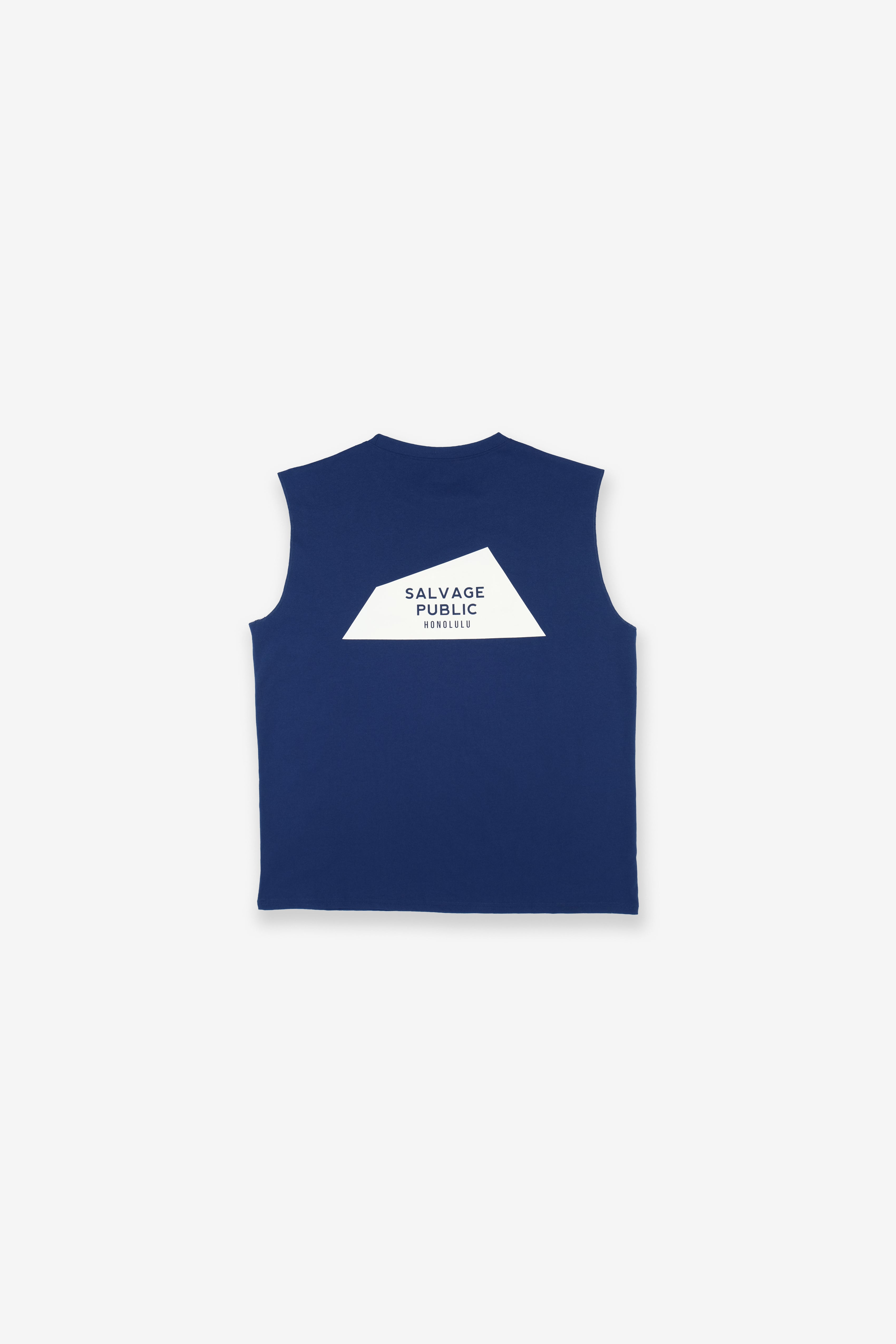 UPF Sleeveless - Team Logo - Navy