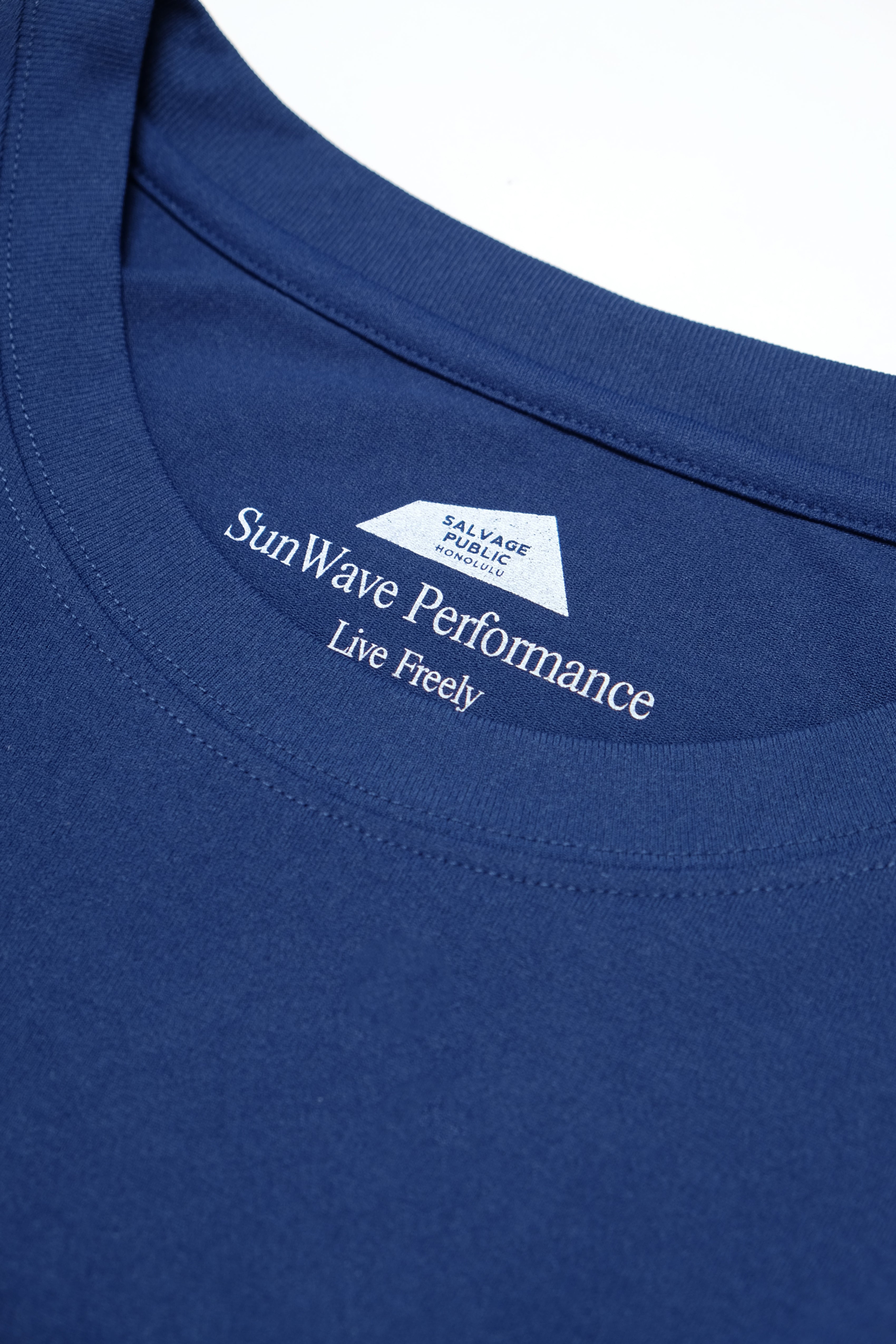 UPF Surf T-Shirt - Double Lei - Navy