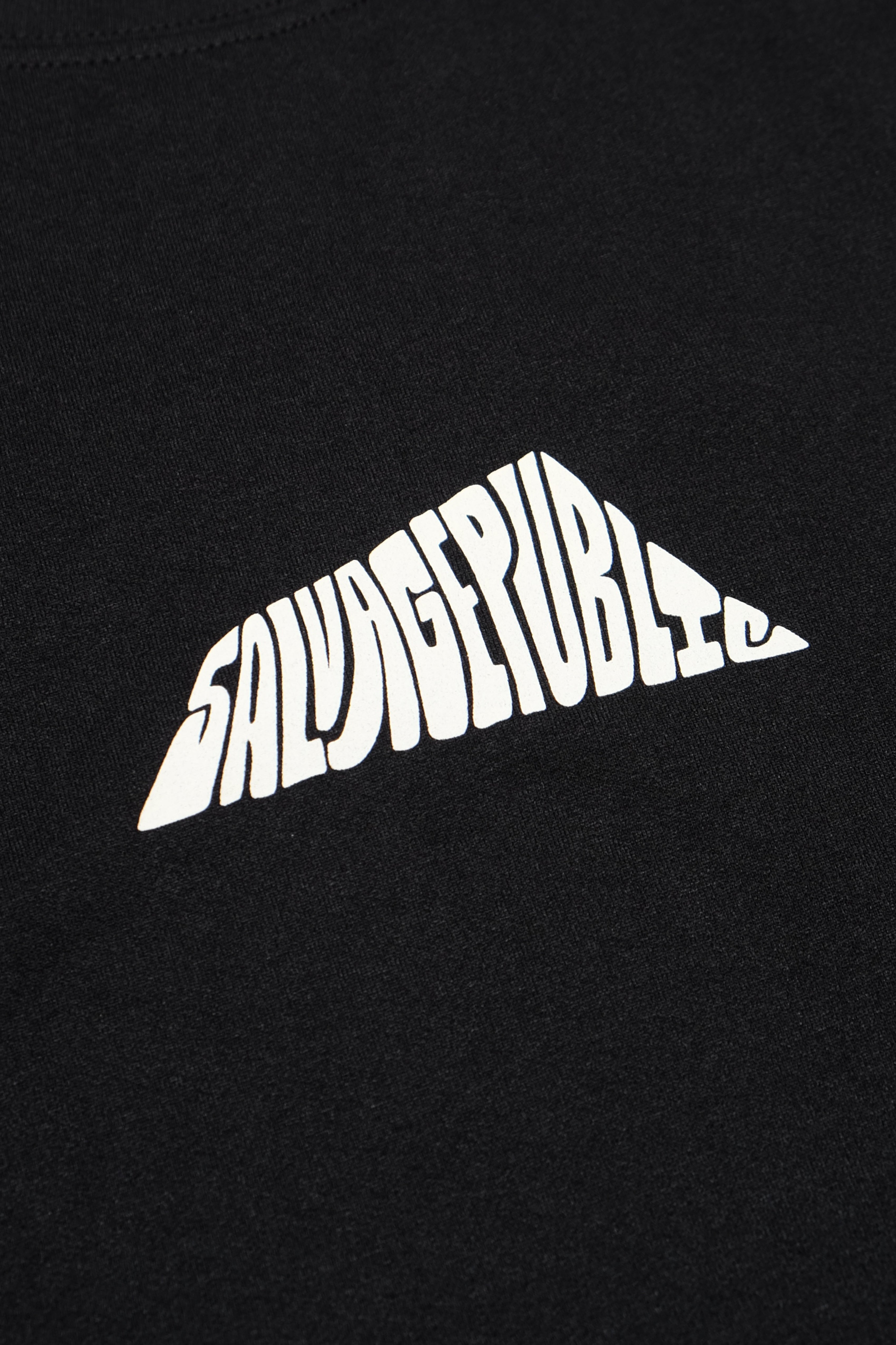 UPF Surf T-Shirt - Hand Drawn - Black