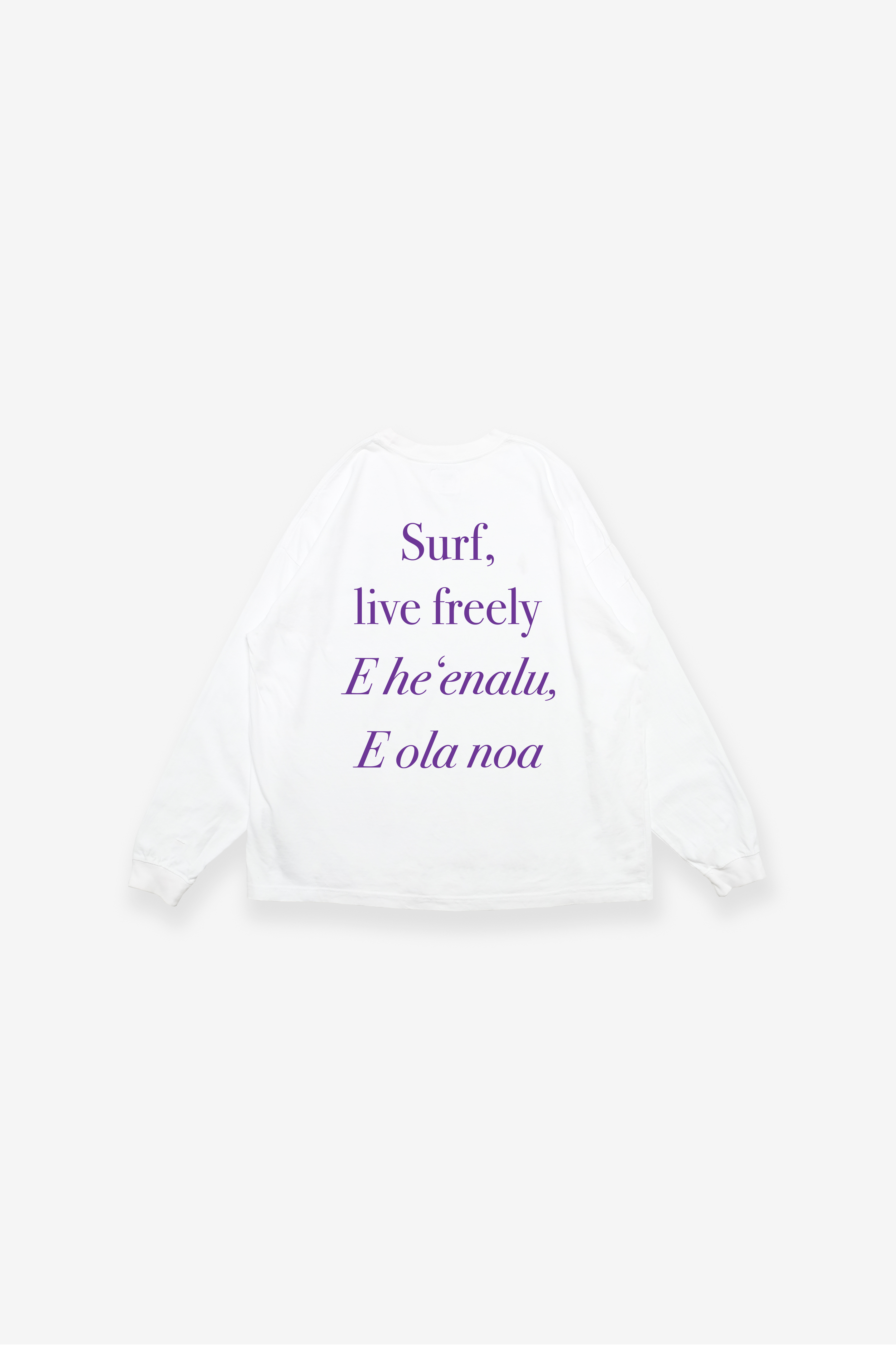 UPF Long Sleeve T-Shirt - Live Freely - White