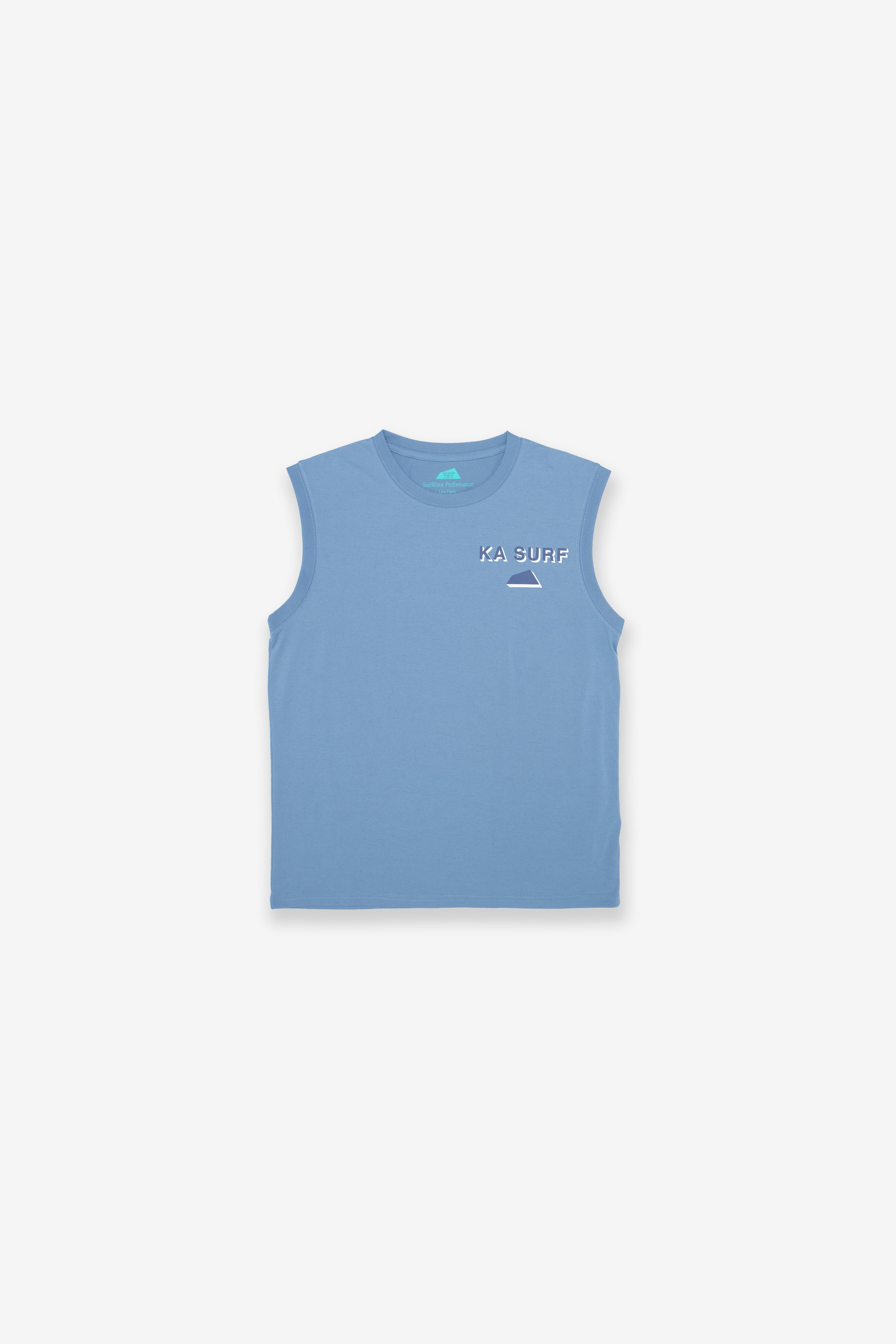UPF Sleeveless - Core Logo - Blue - Shigira Resort