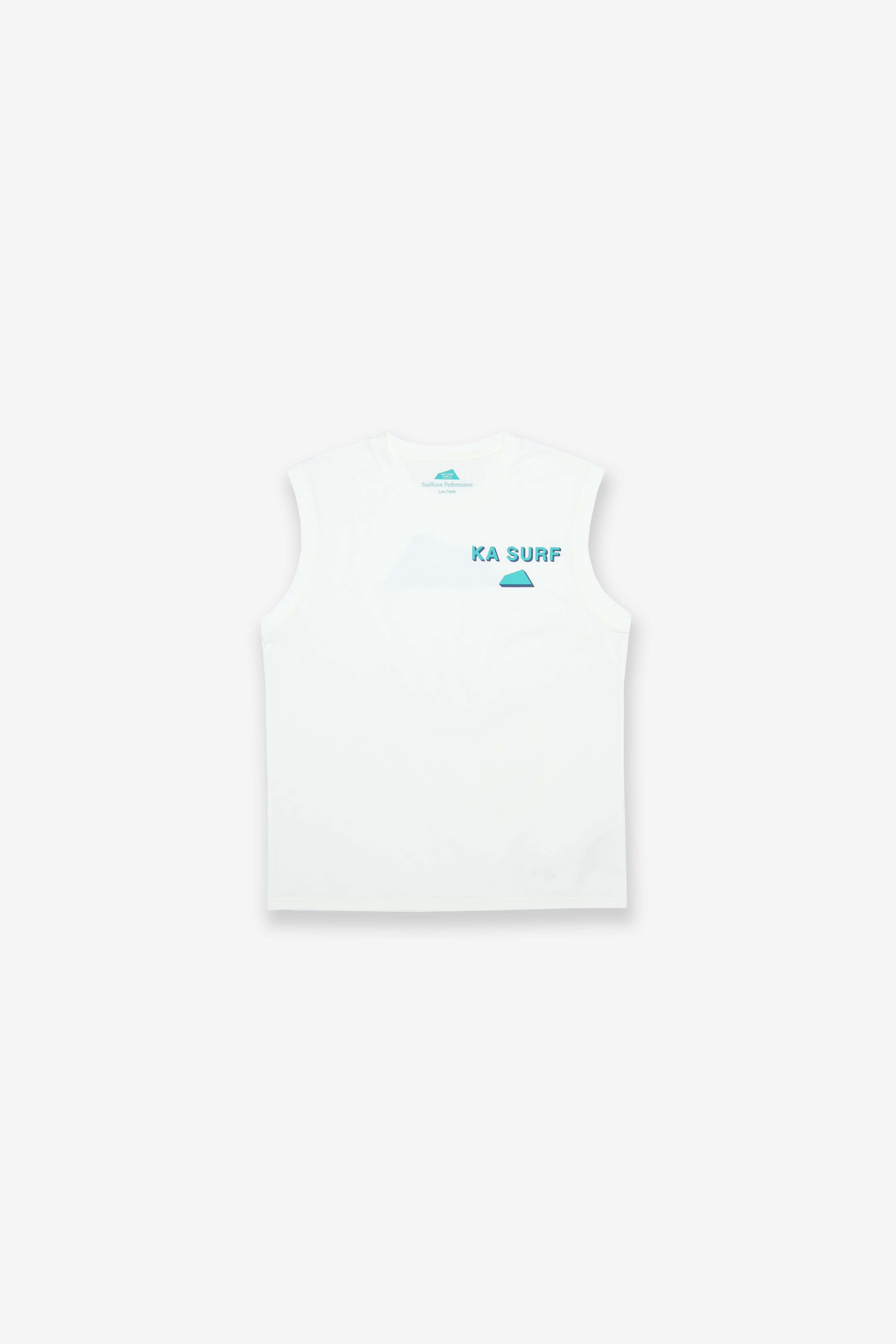 UPF Sleeveless - Core Logo - White - Shigira Resort