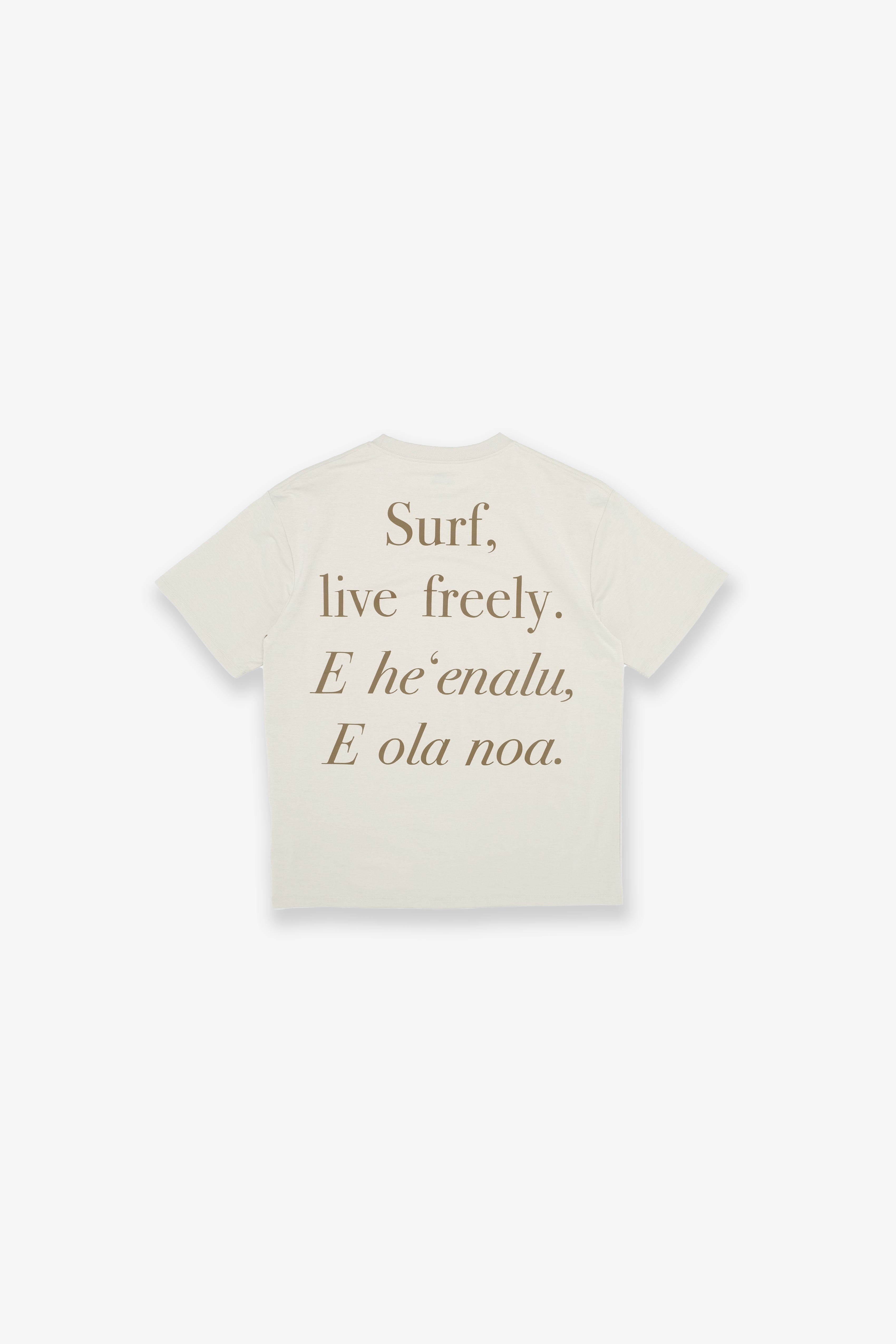UPF T-Shirt - Live Freely - Sand - Shigira Resort