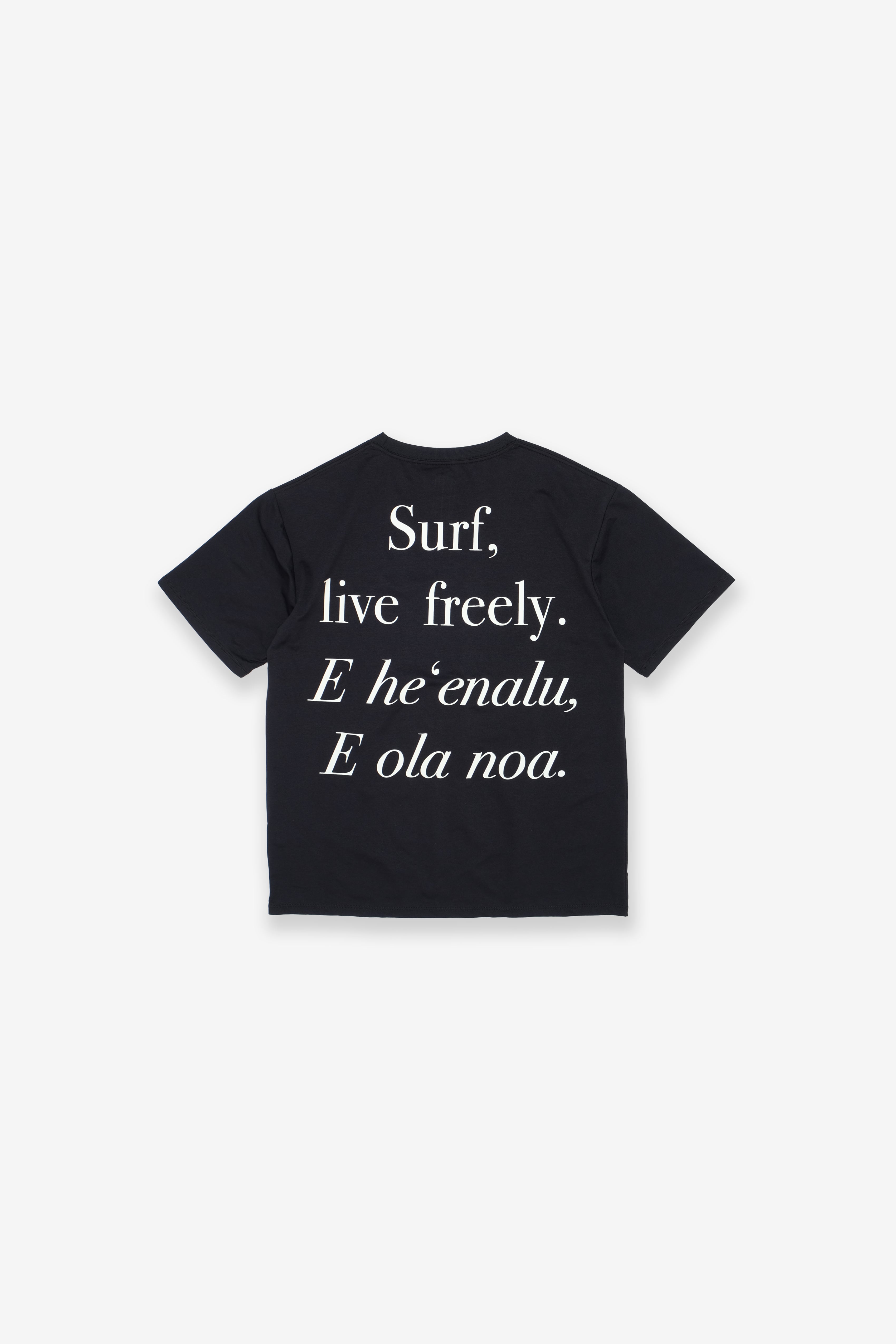 UPF T-Shirt - Live Freely - Black - Shigira Resort