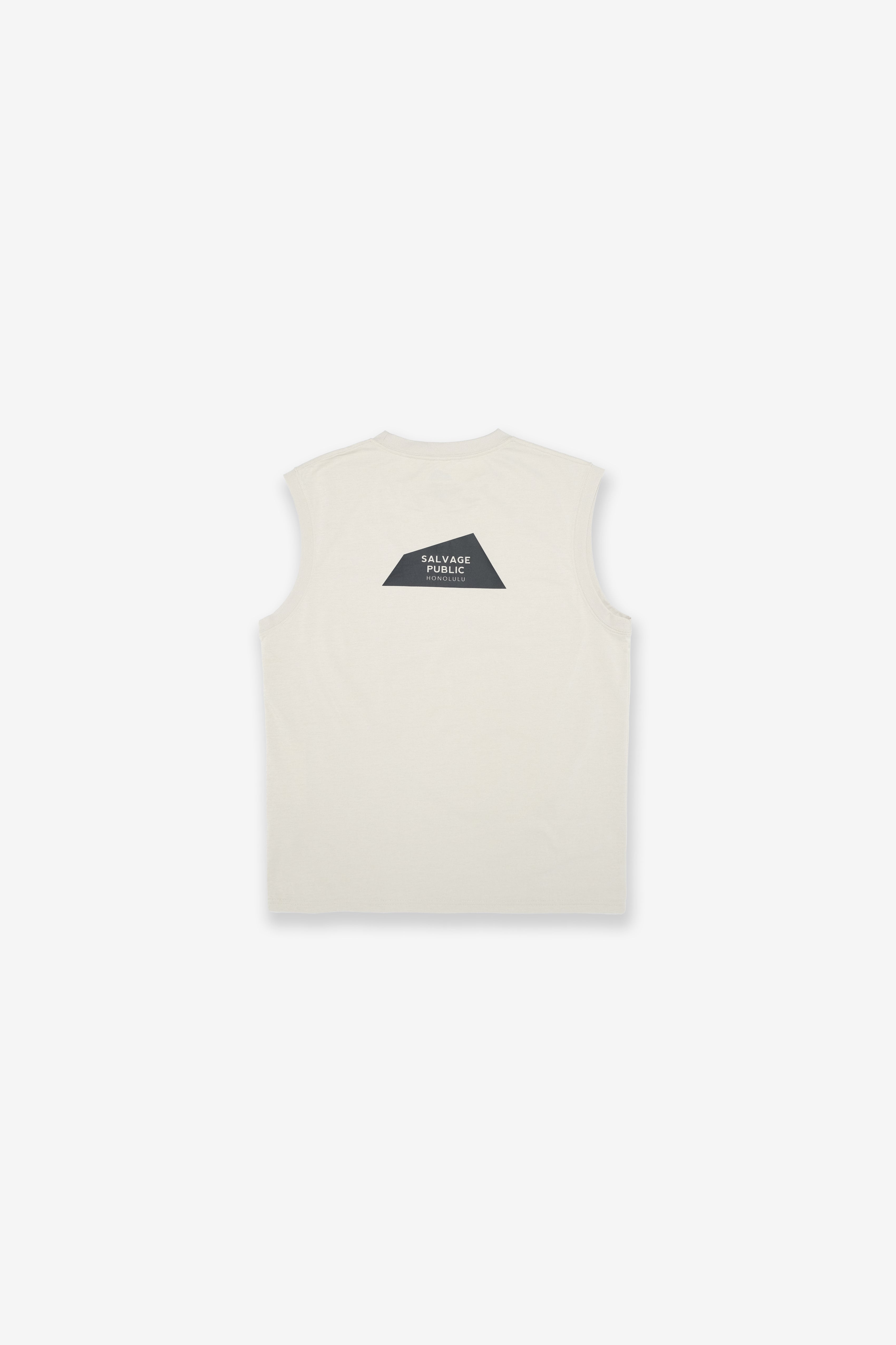 UPF Sleeveless - Core Logo - Sand - Shigira Resort