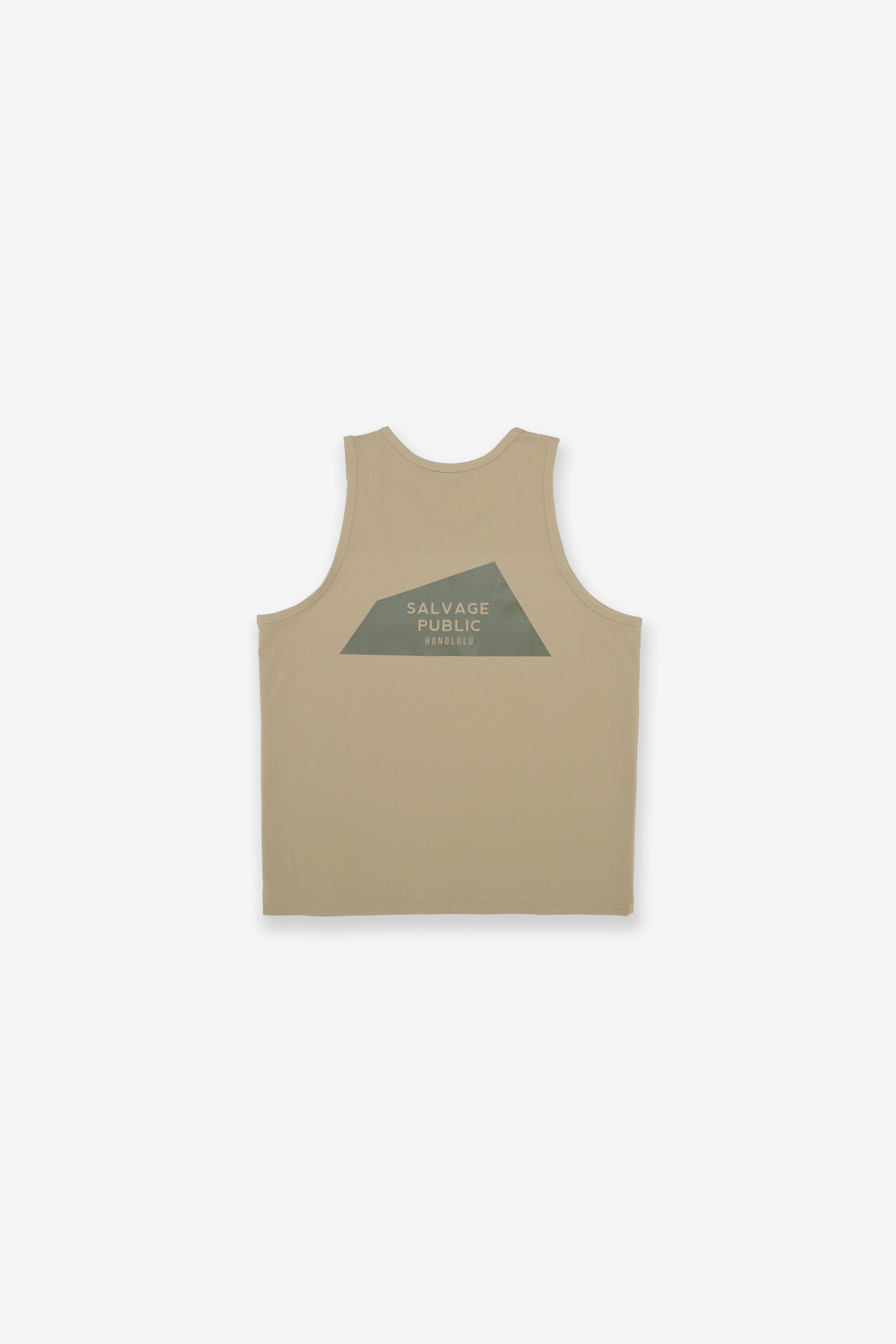 UPF Tank Top - Team Logo - Greige