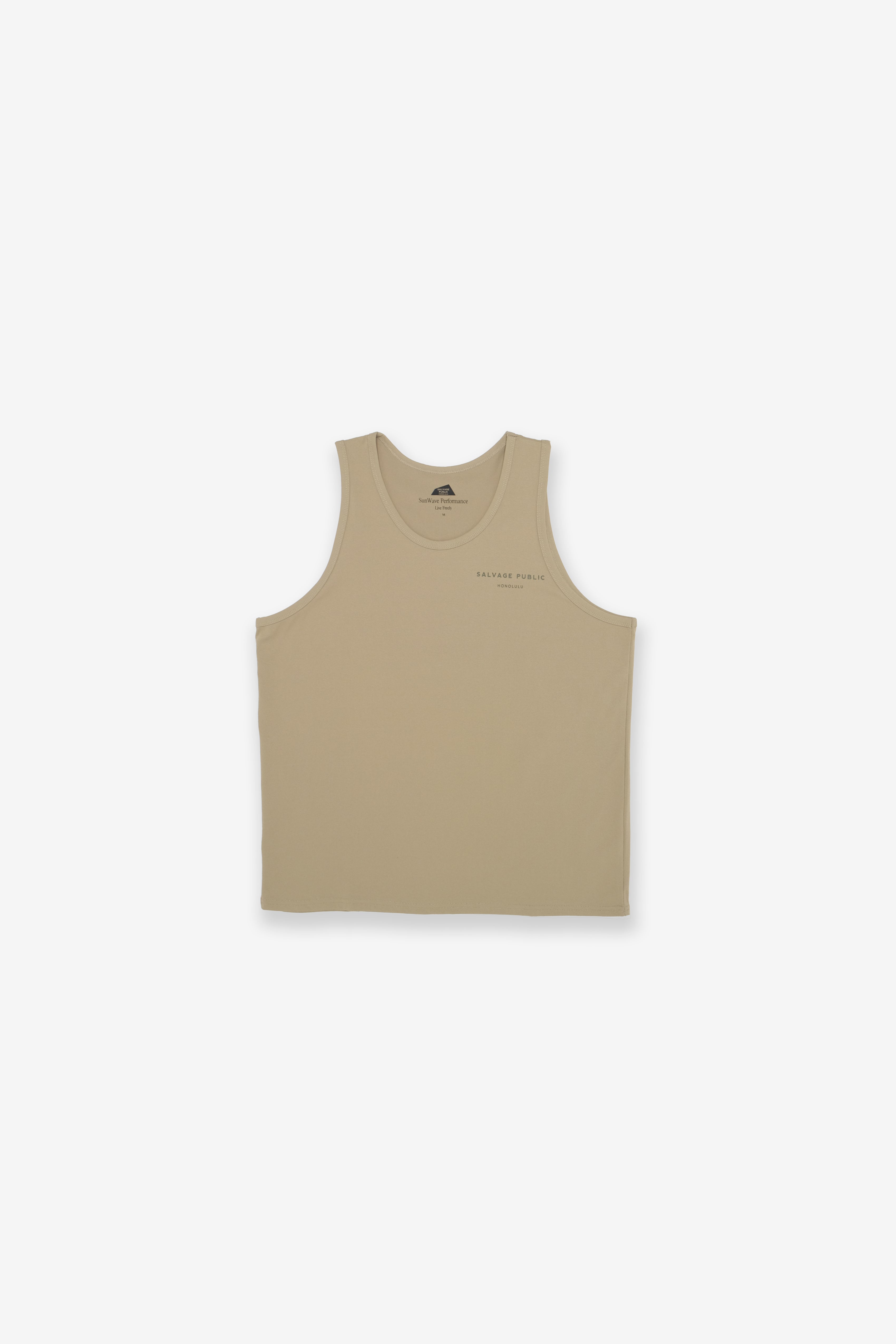 UPF Tank Top - Team Logo - Greige
