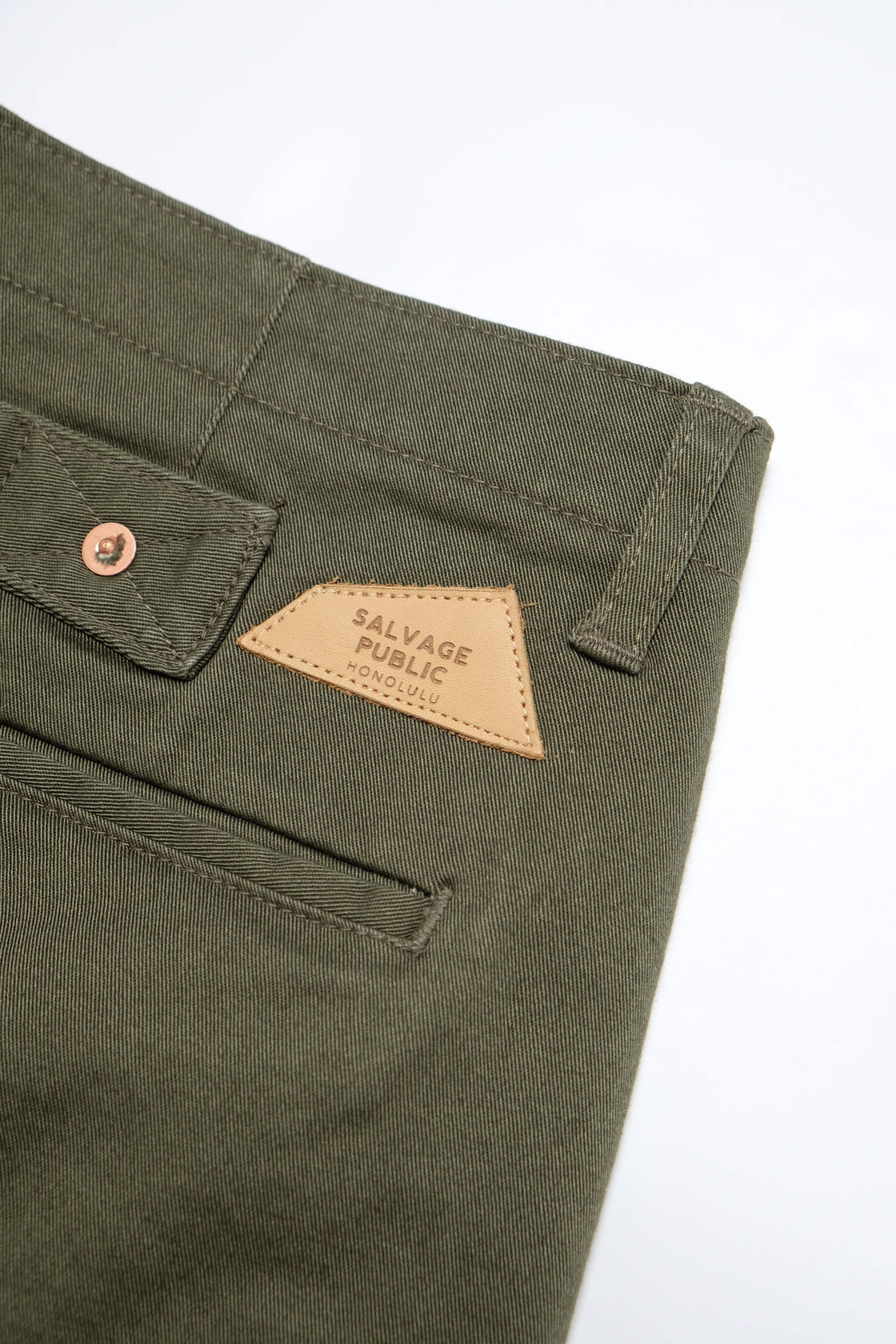 Venice Chino Pant - Olive Green