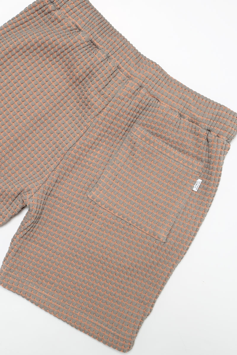 Waffle Shorts - Coral