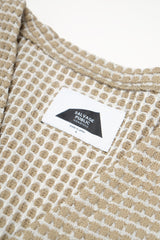 Big Waffle Cardigan - Tan