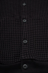 Big Waffle Cardigan - Black