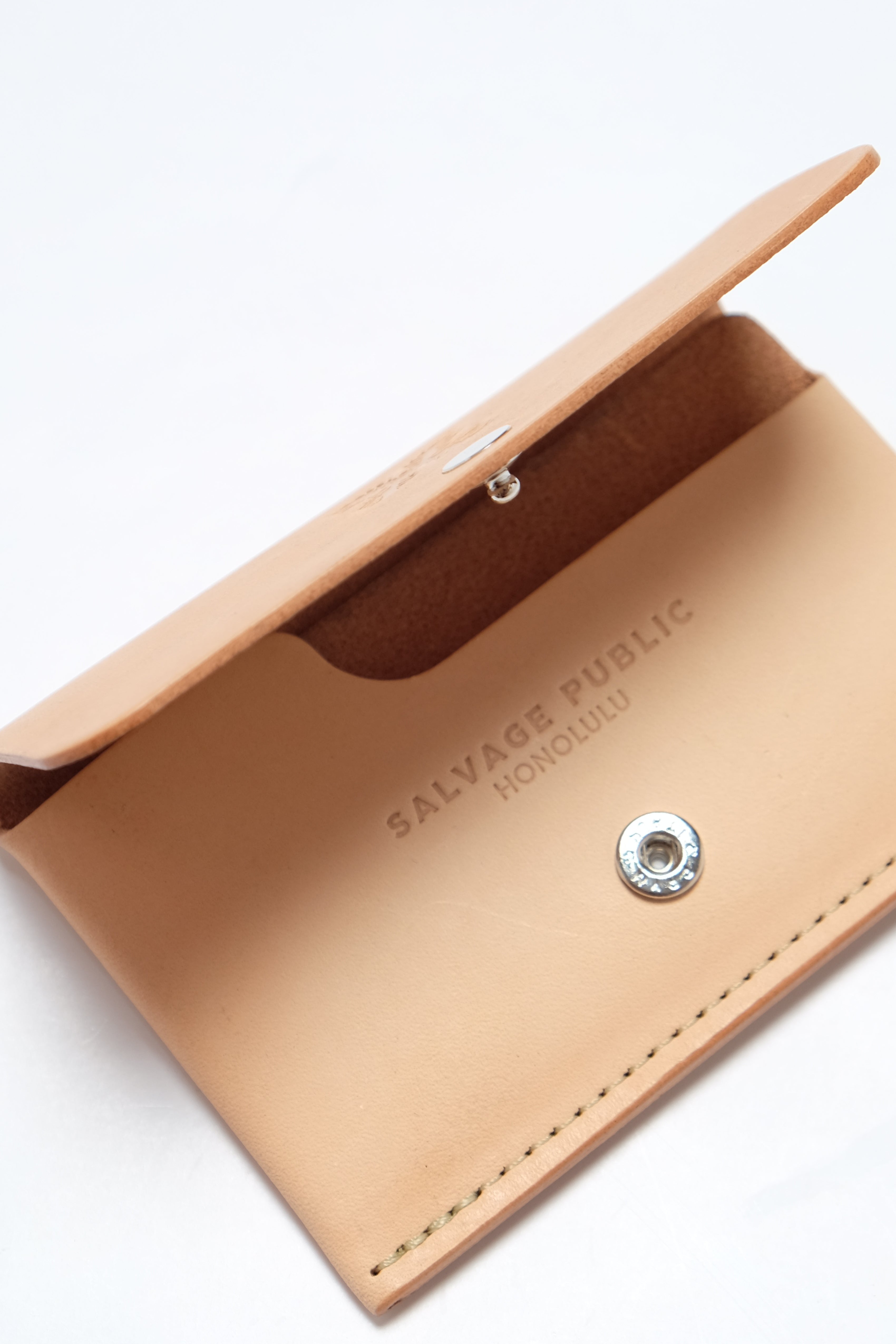 Leather Card Case - Natural