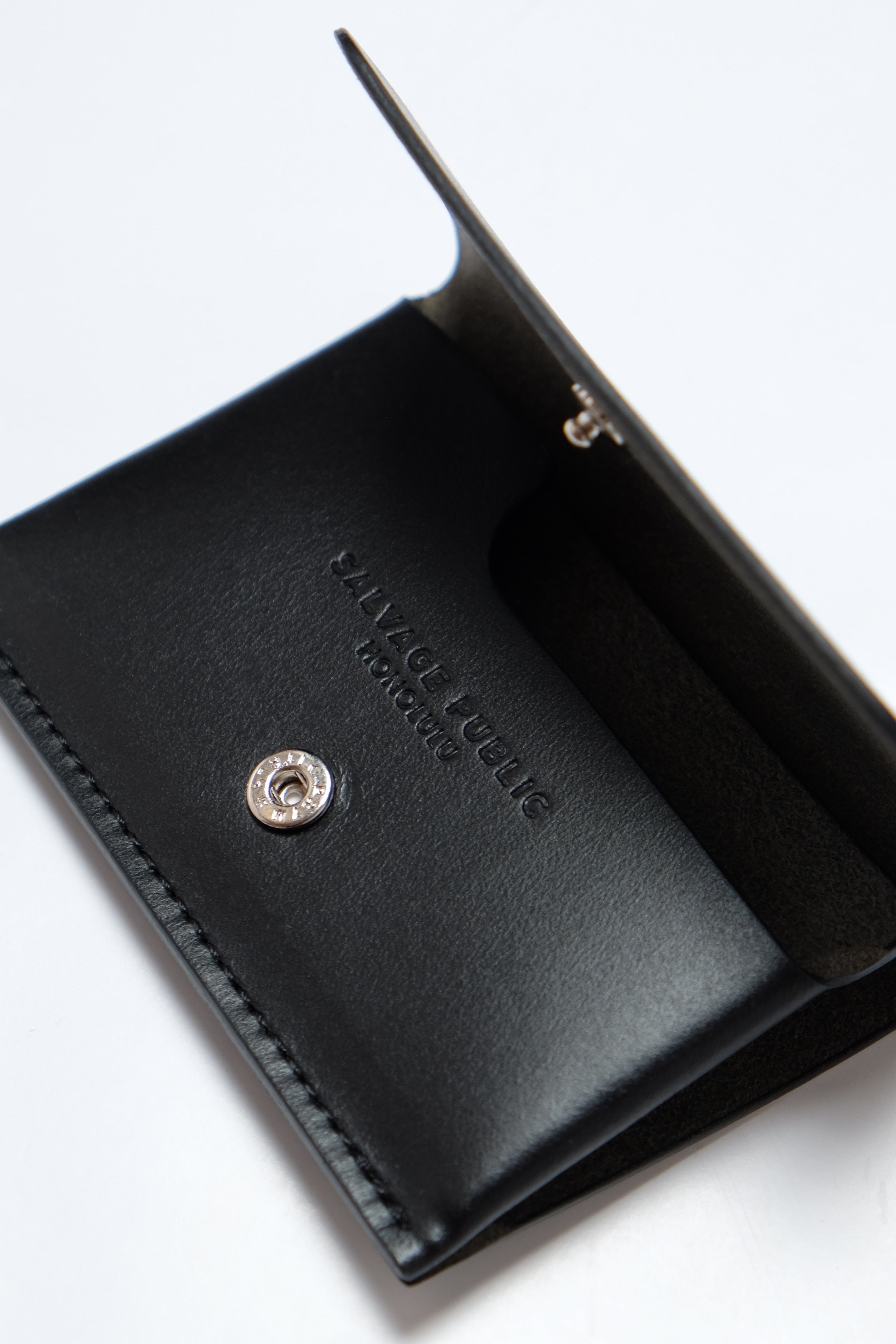 Leather Card Case - Black