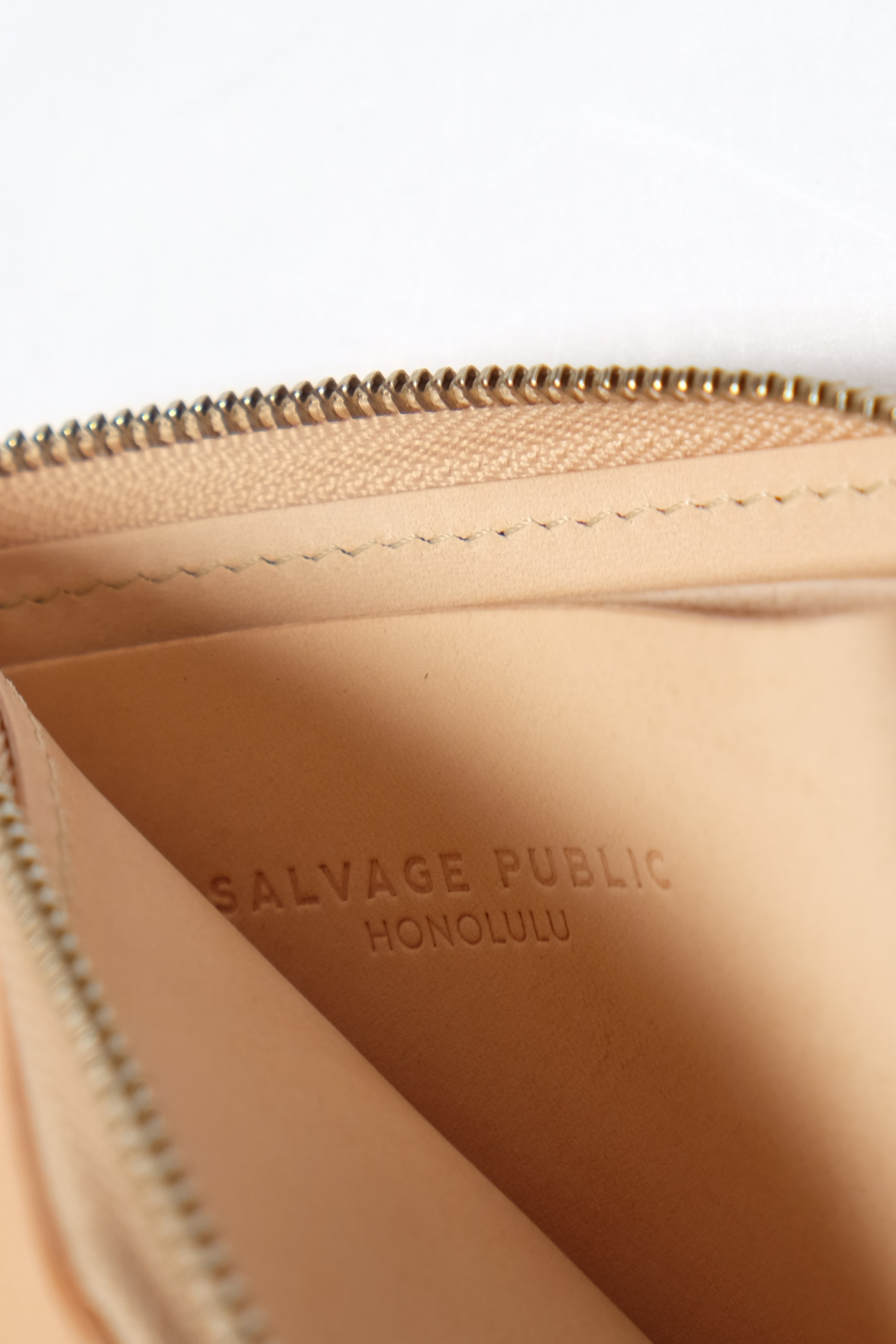 Leather Wallet - Natural