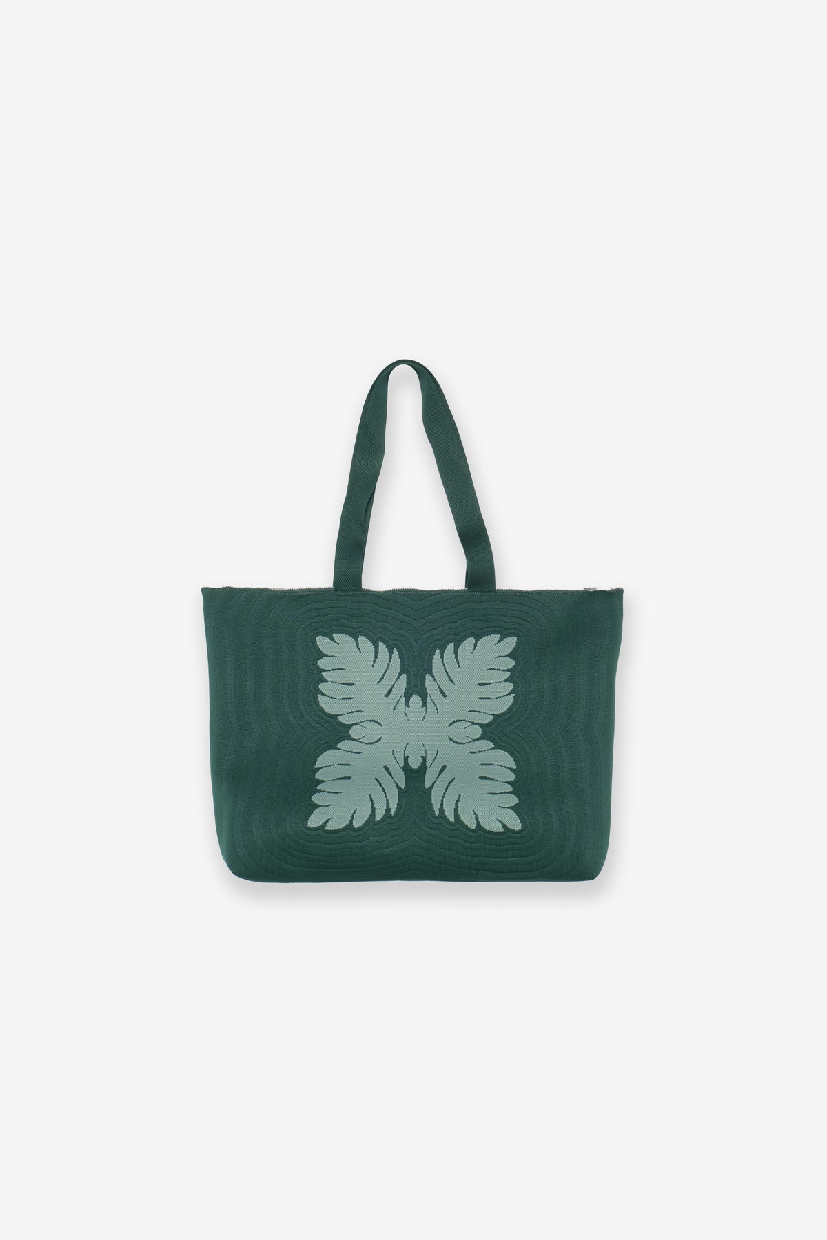 Jacquard Weekender Bag - Laua'e - Green
