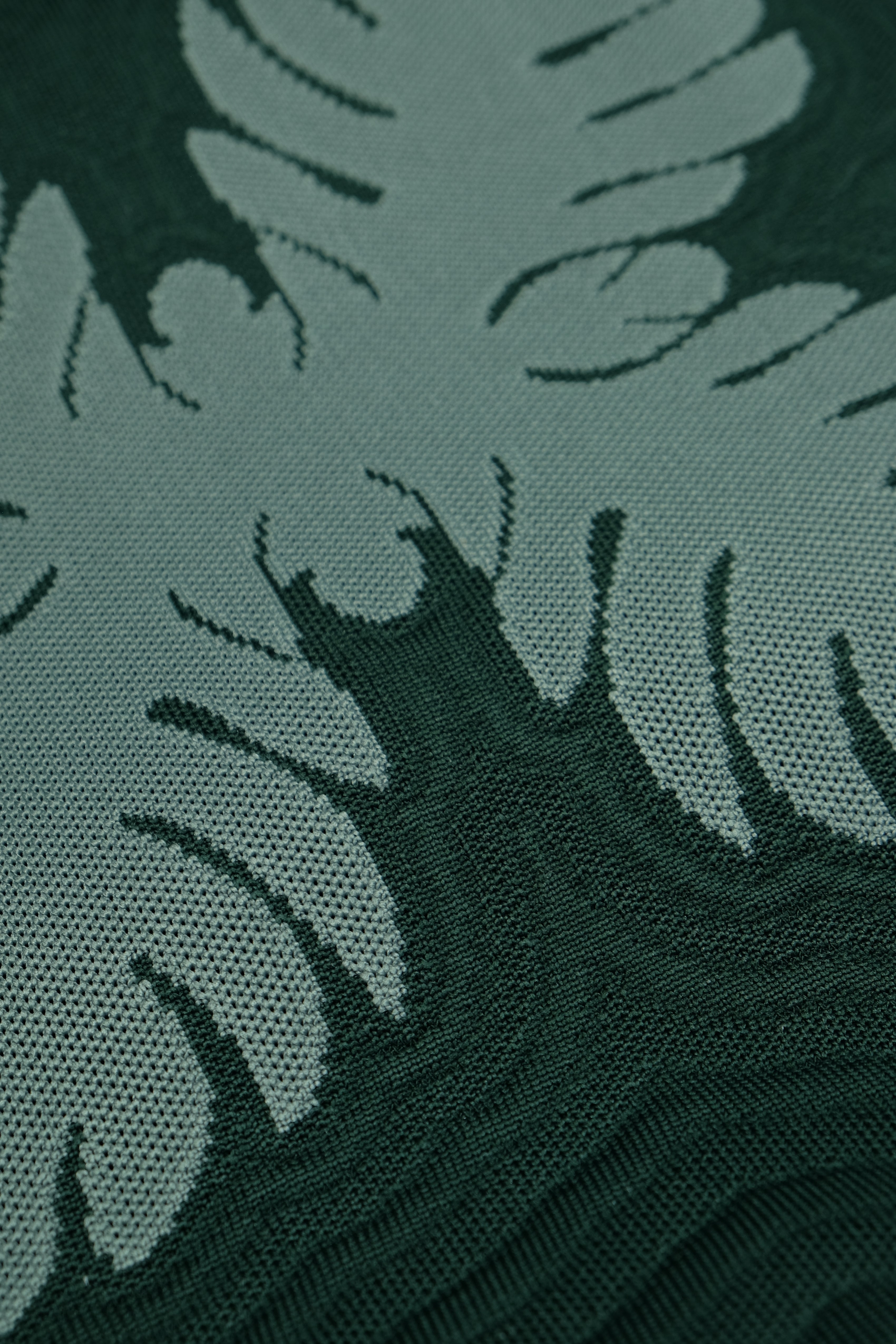 Jacquard Weekender Bag - Laua'e - Green