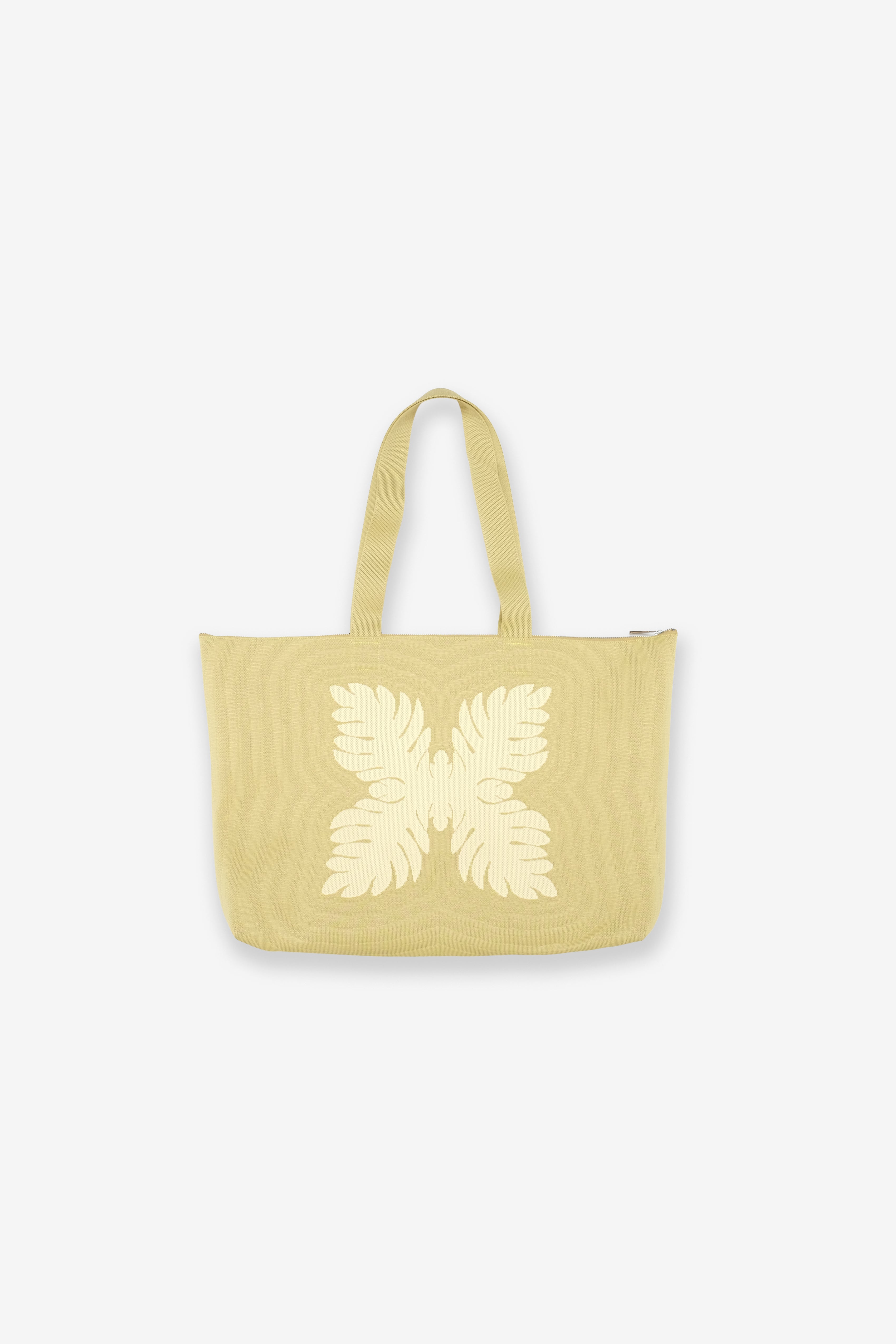 Jacquard Weekender Bag - Laua'e - Sun Yellow