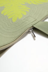 Jacquard Weekender Bag - Laua'e - Chartreuse