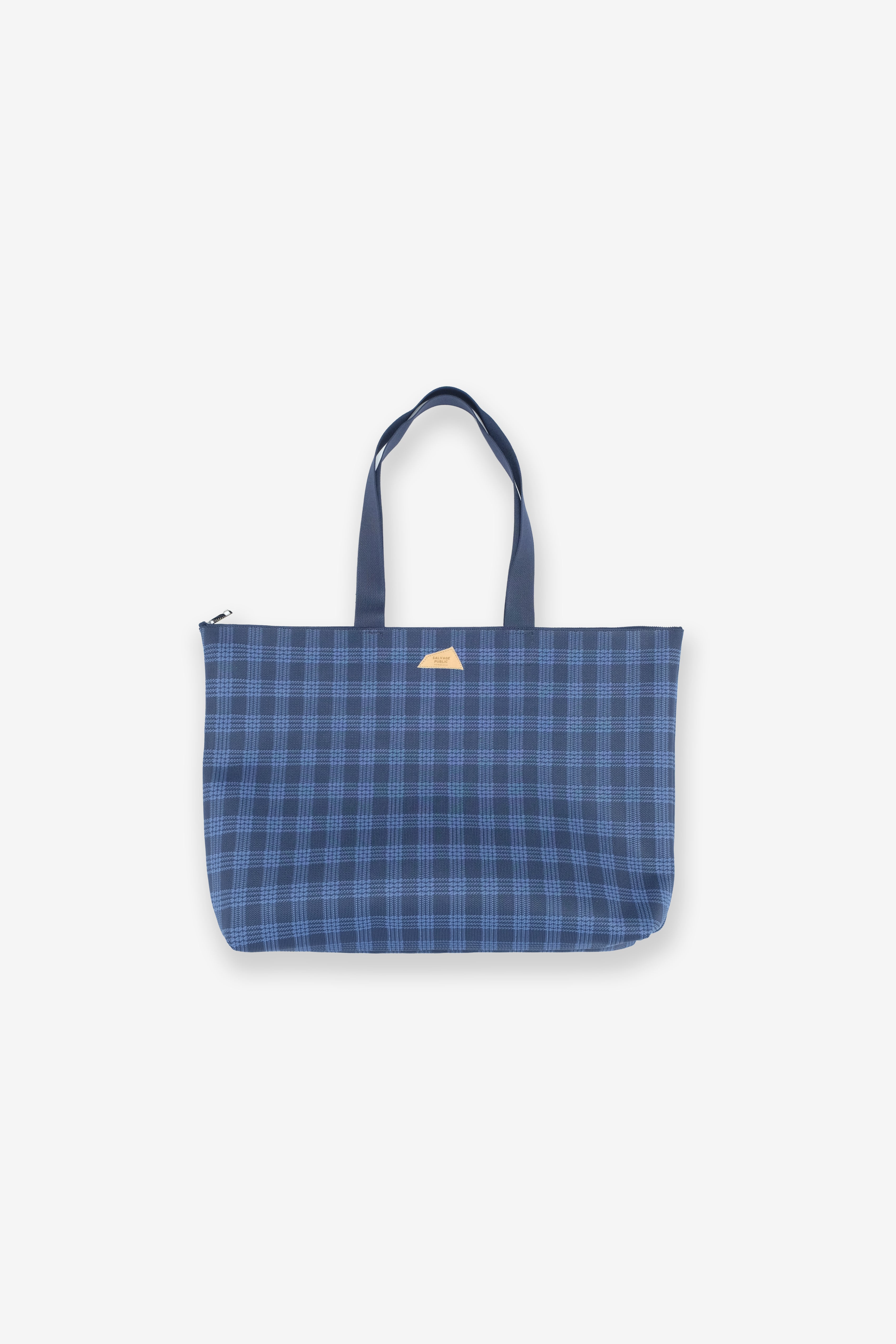 Jacquard Weekender Bag - Palaka - Denim Blue