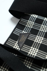 Jacquard Weekender Bag - Palaka - Black