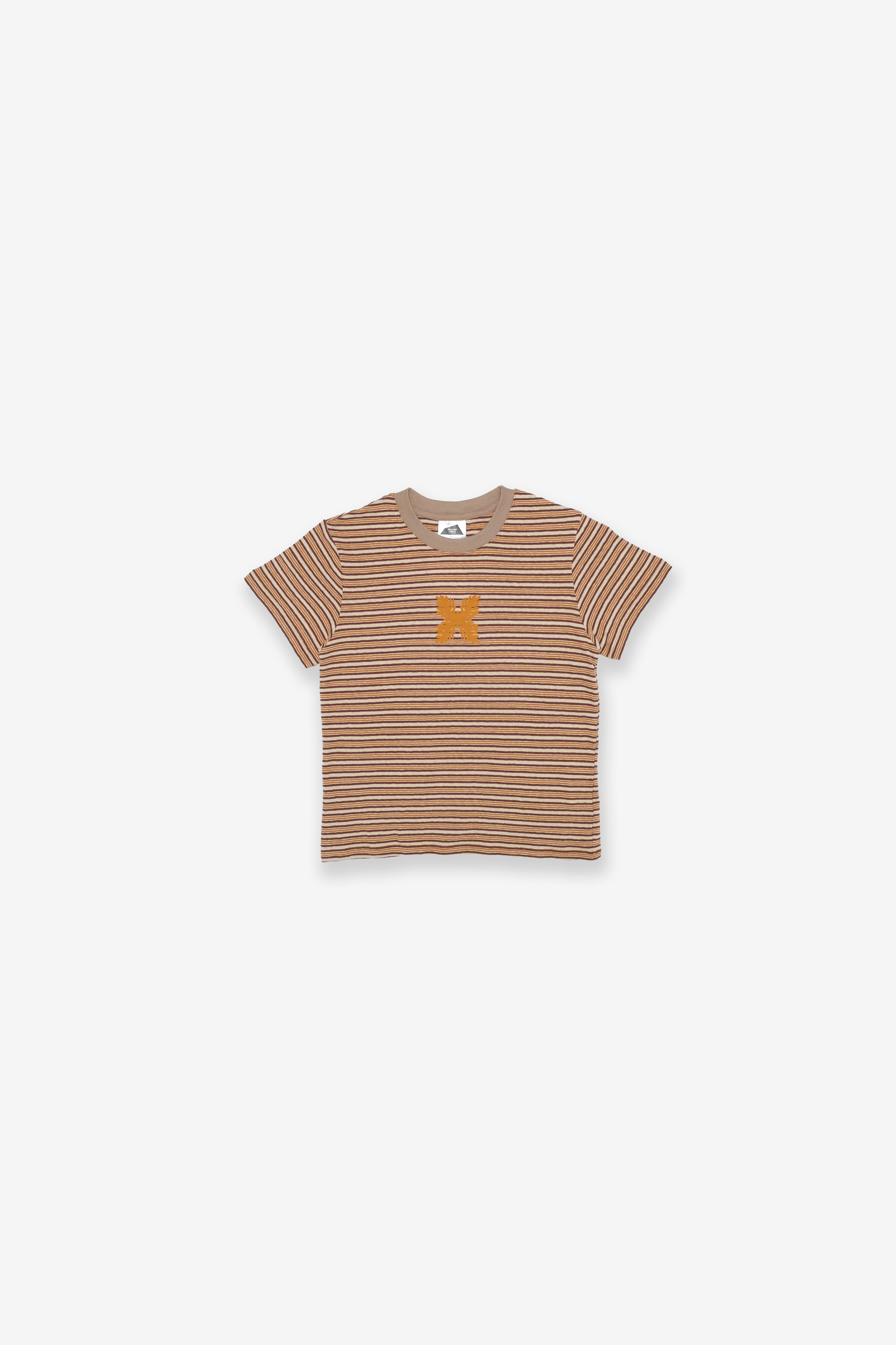 Women's T-Shirt - TomBoy Stripe Lauaʻe - Brown