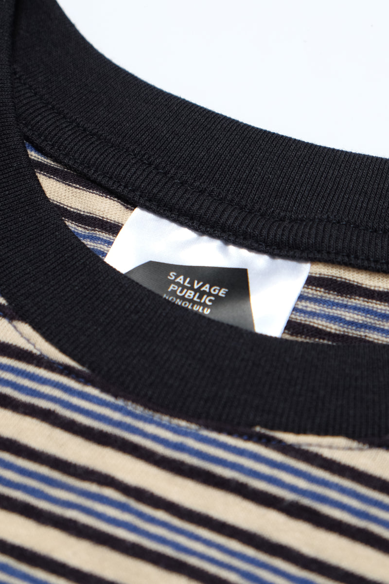 Women's T-Shirt - TomBoy Stripe Lauaʻe - Blue