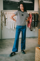 Women's T-Shirt - TomBoy Stripe Lauaʻe - Brown