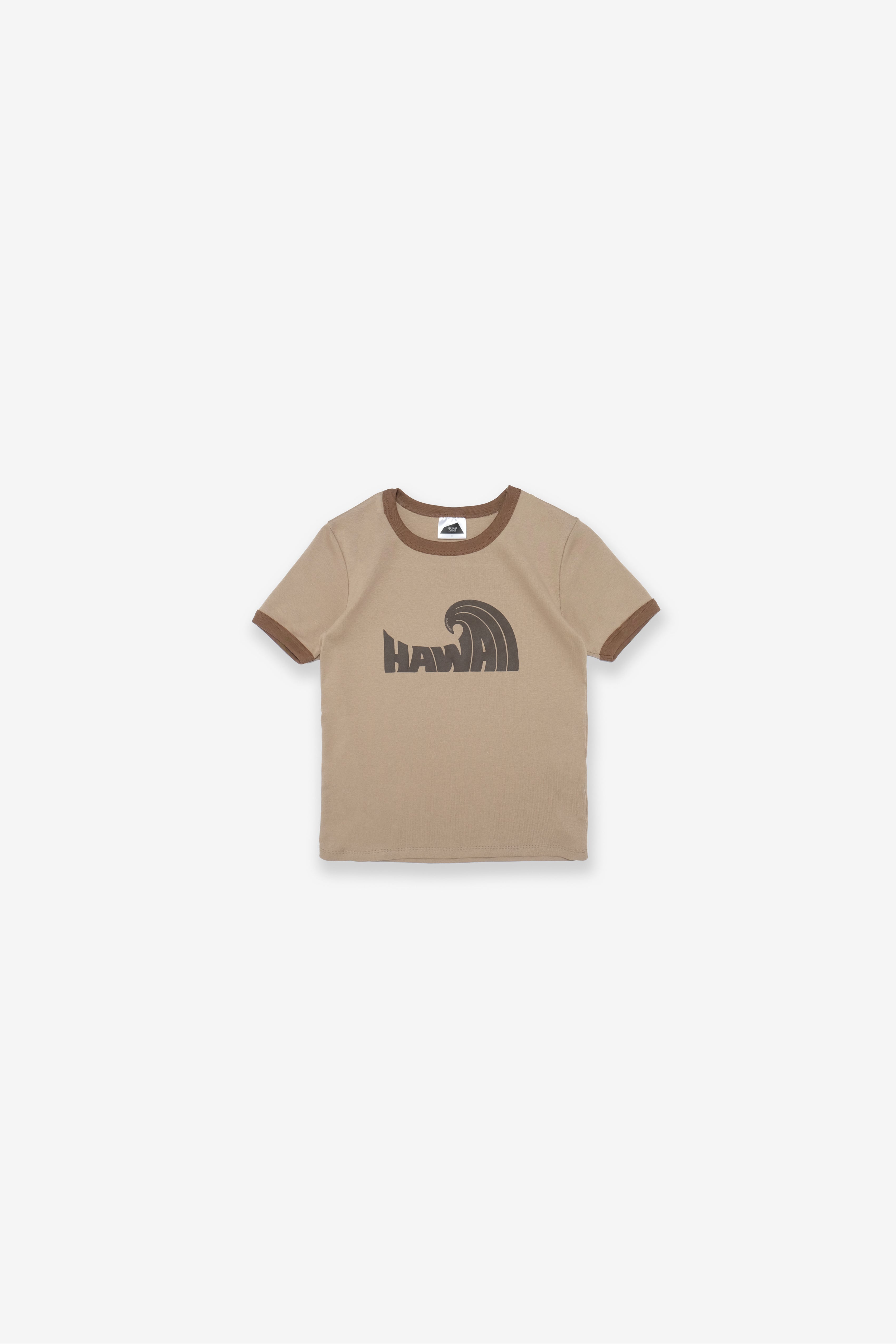 Women's T-Shirt - Hawaii Wave - Greige
