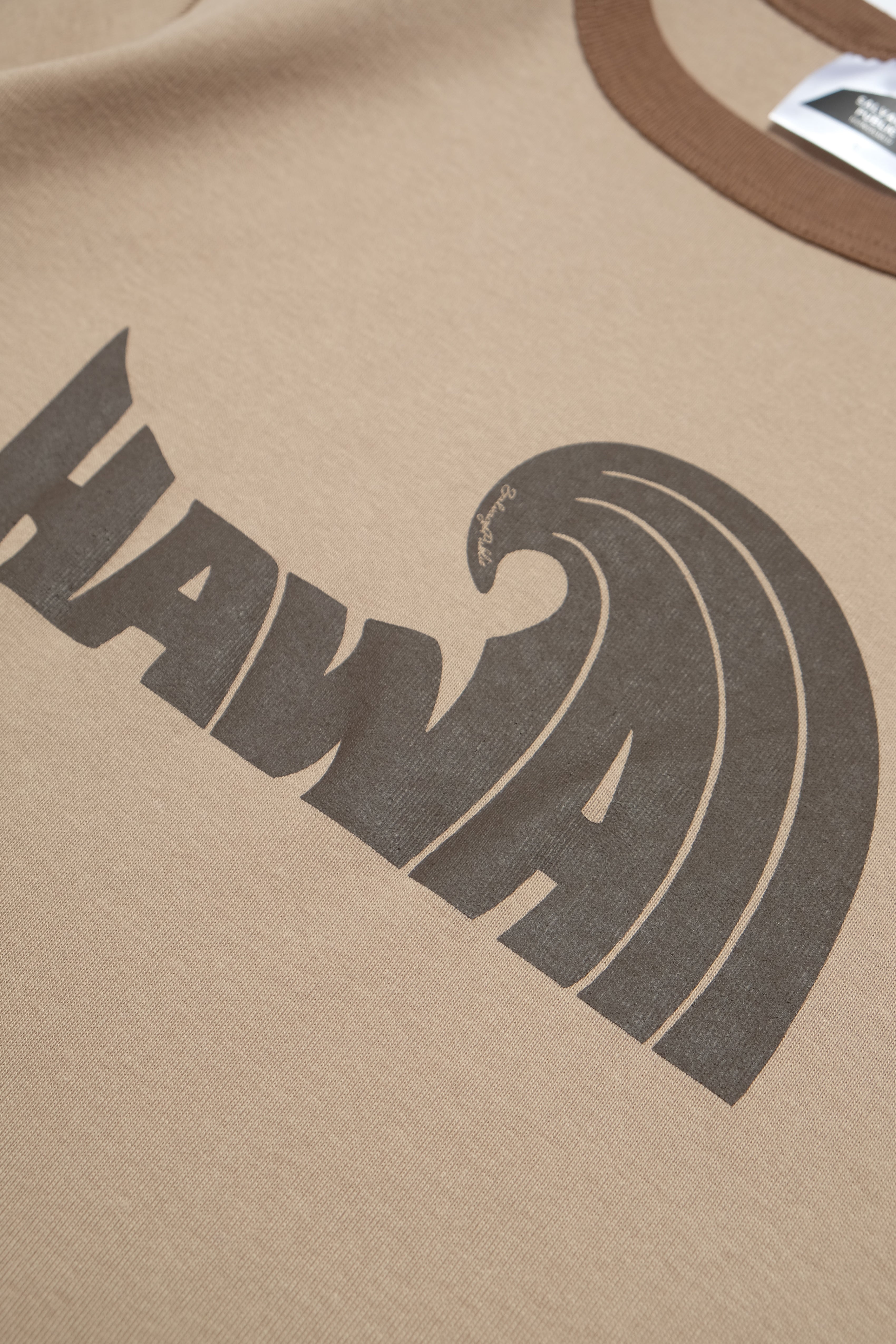 Women's T-Shirt - Hawaii Wave - Greige